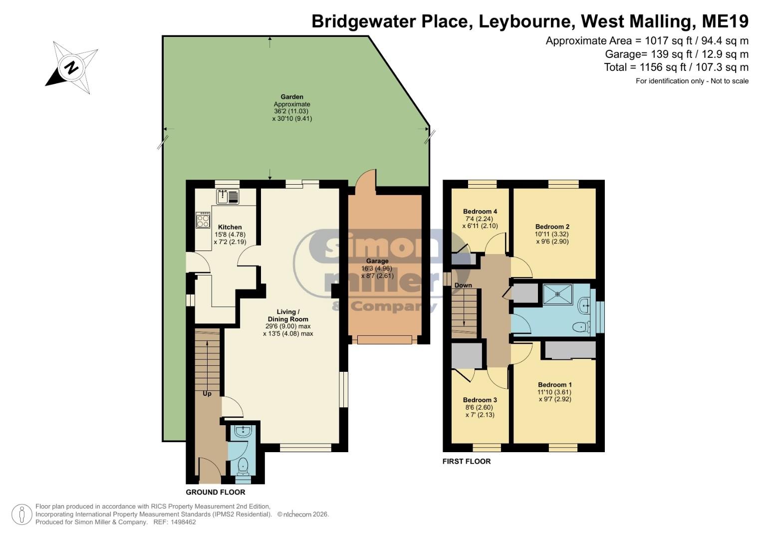 69, Bridgewater Place, West Malling floorplan