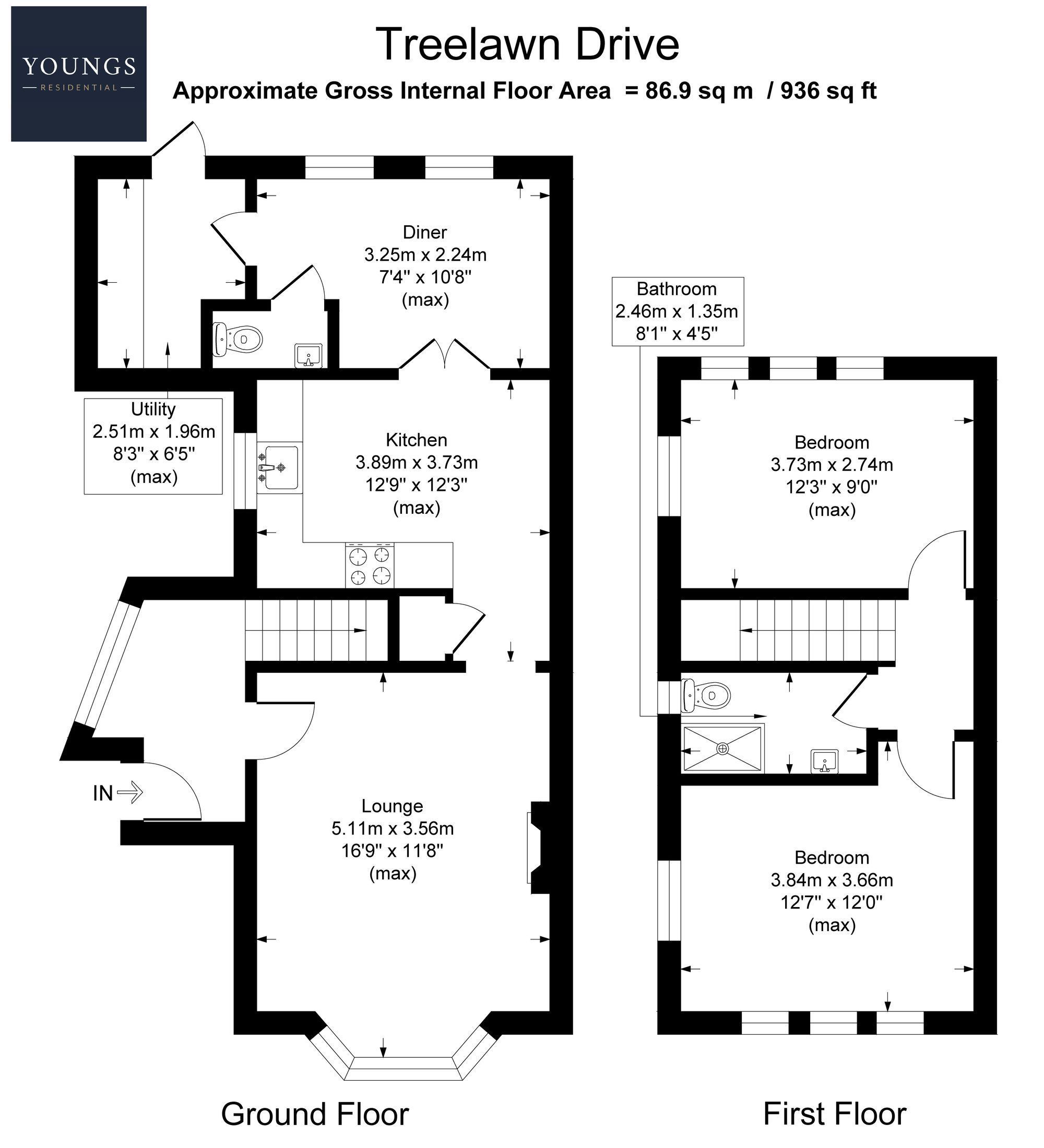37 Treelawn Drive, Leigh-On-Sea floorplan