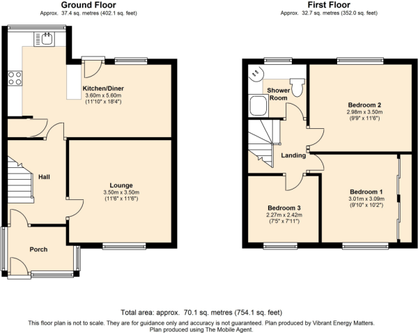 39, St. Chads Close, Telford floorplan