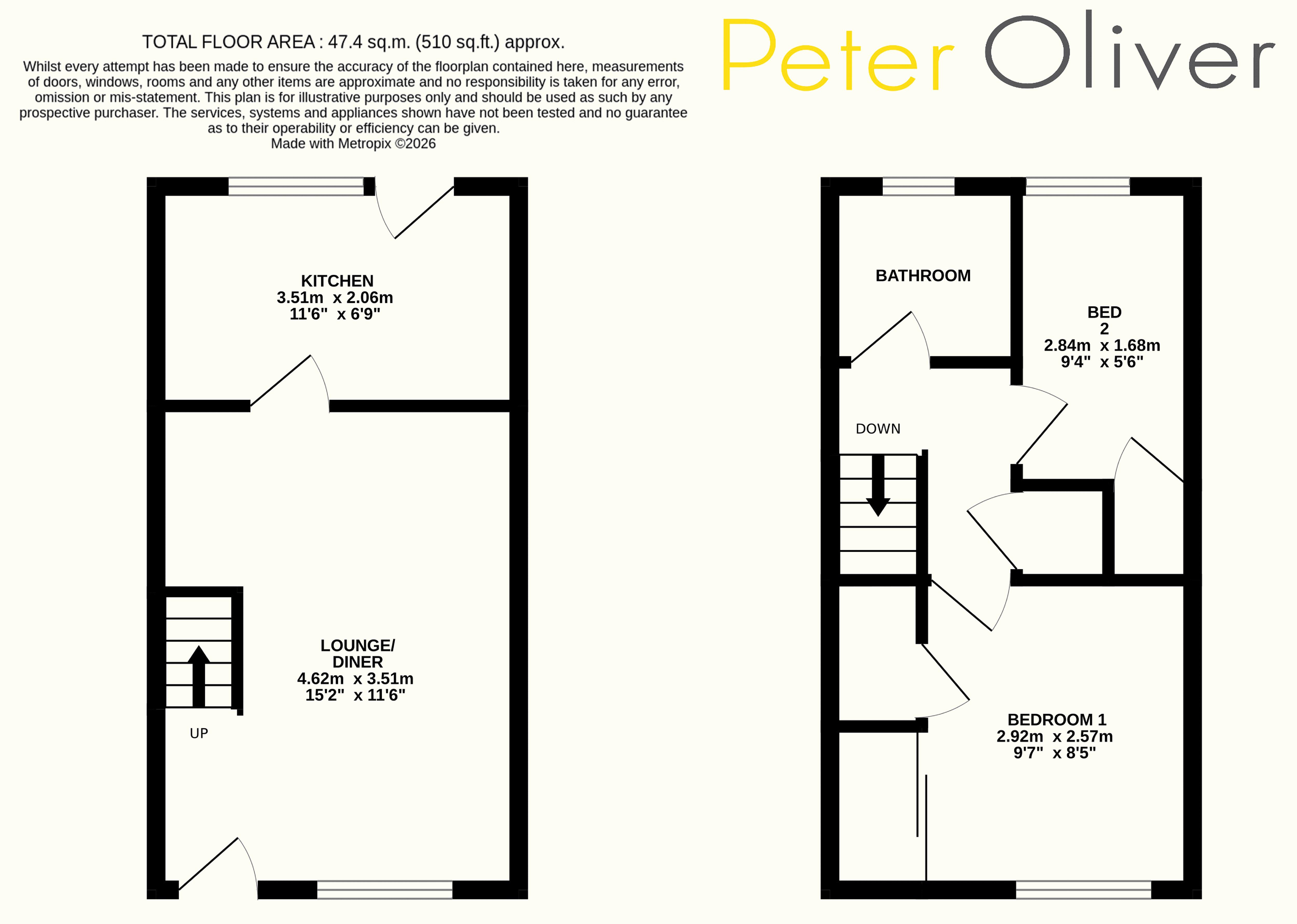 3 Queens Cottage, Queens Road, Crowborough floorplan