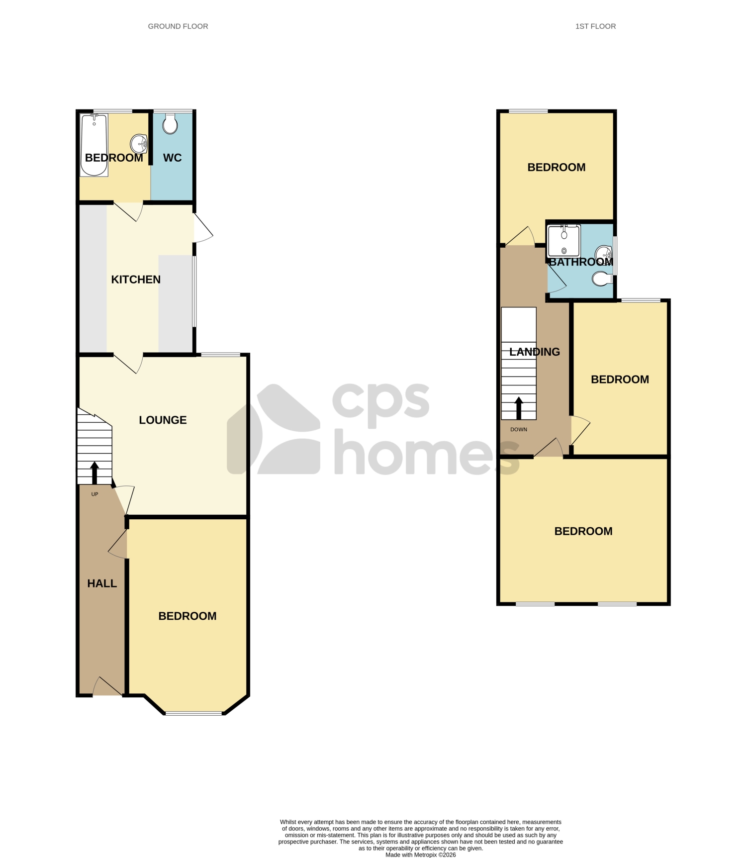 26, Brithdir Street, Cardiff floorplan