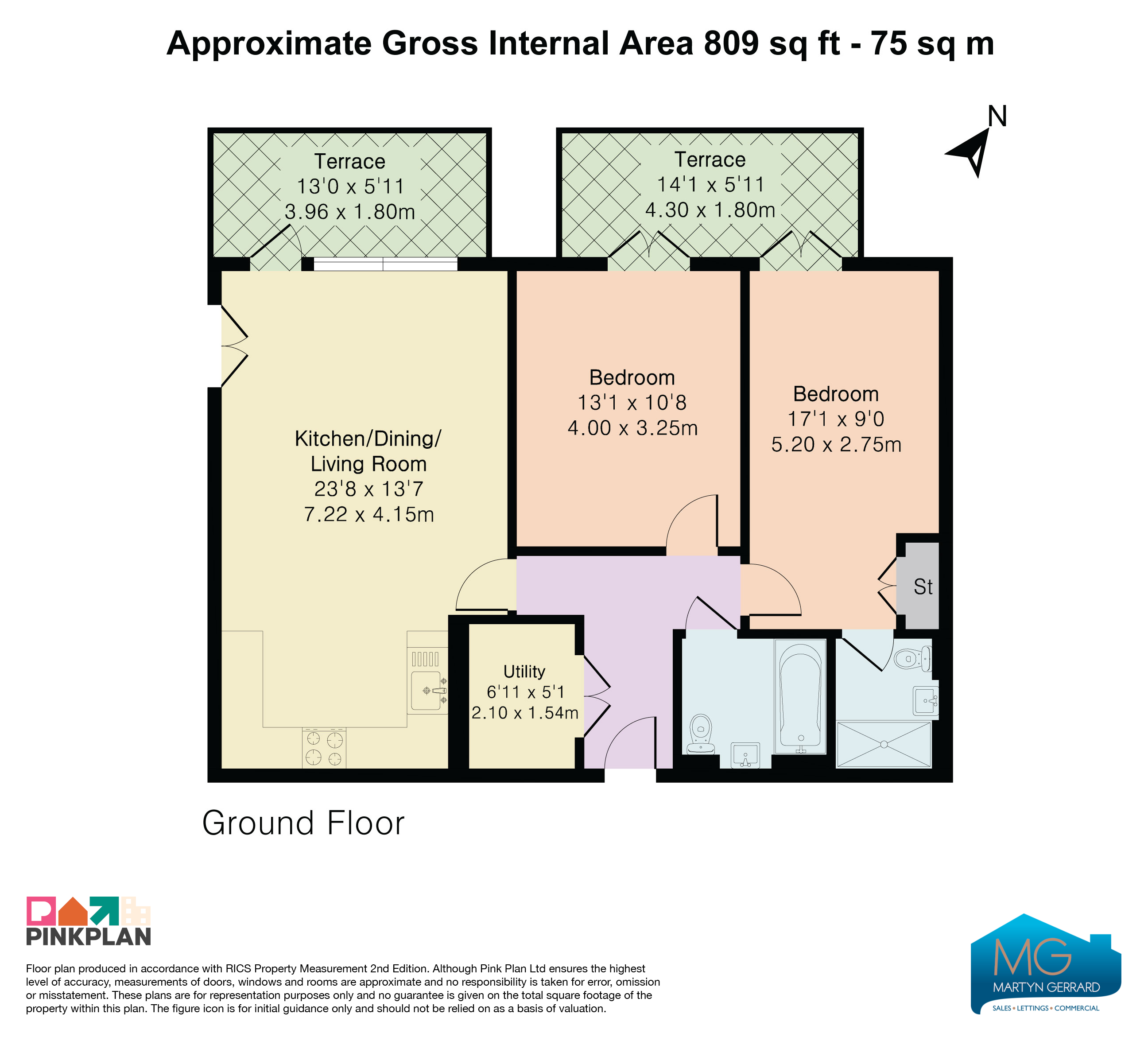 Flat 5, Bartram House, 10, Maurice Browne Avenue, London floorplan