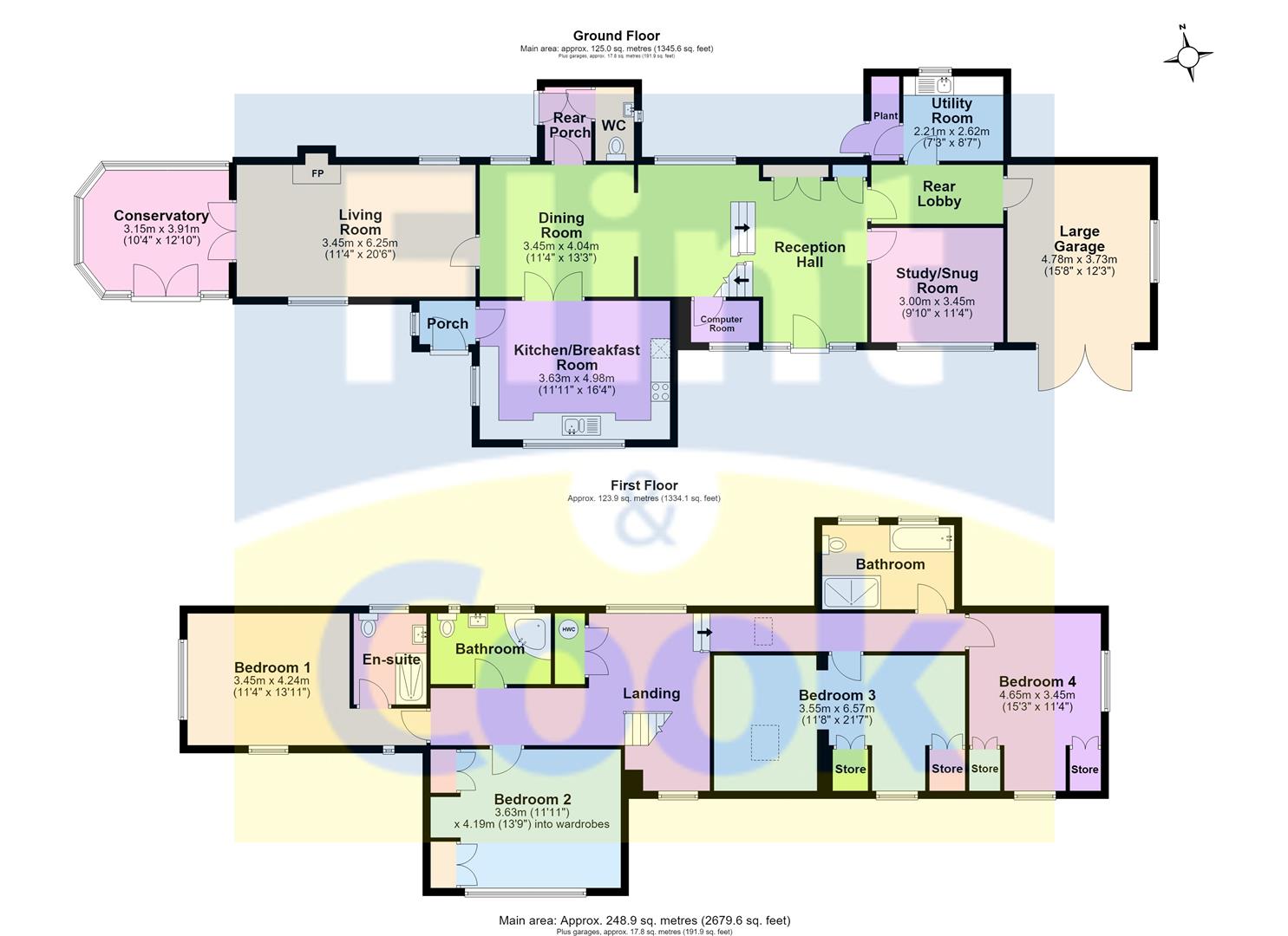 Cherrymead, Penrhos, Kington floorplan