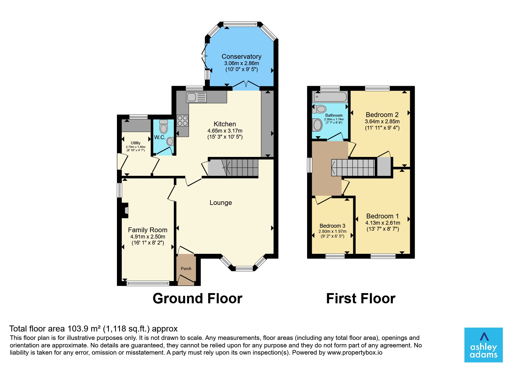 18, Pilgrims Way, Derby floorplan