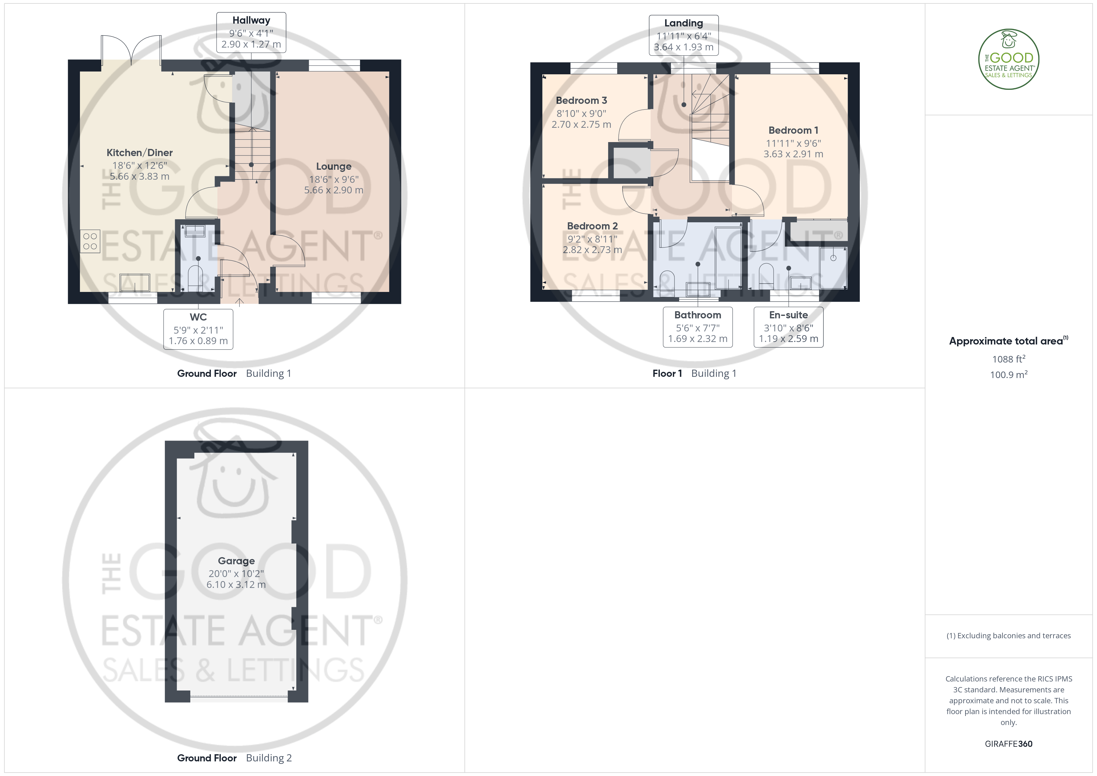 8, Swaledale Road, Hereford floorplan