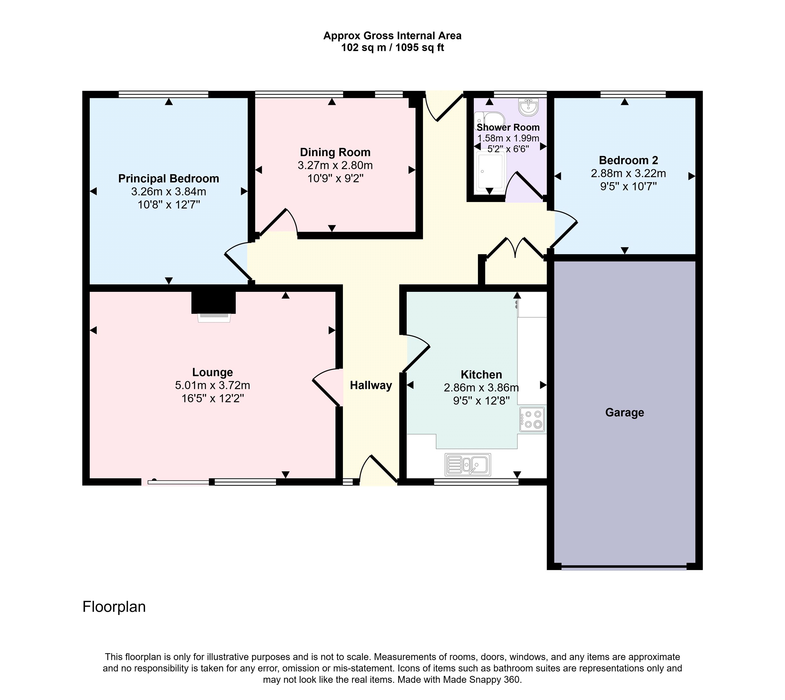 Abbots Close, Cornwall floorplan