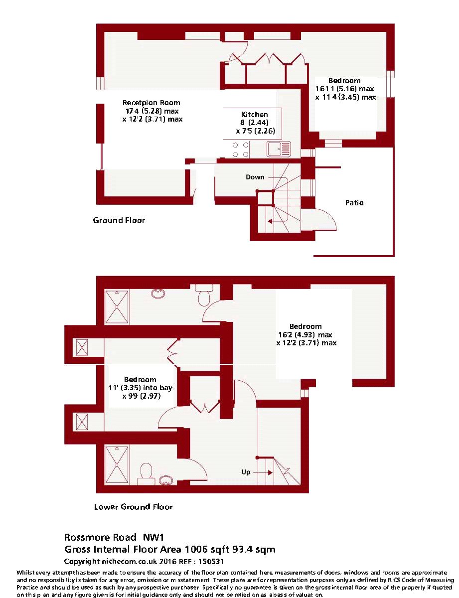 3 Bedrooms Flat for sale in Rossmore Road, Marylebone NW1