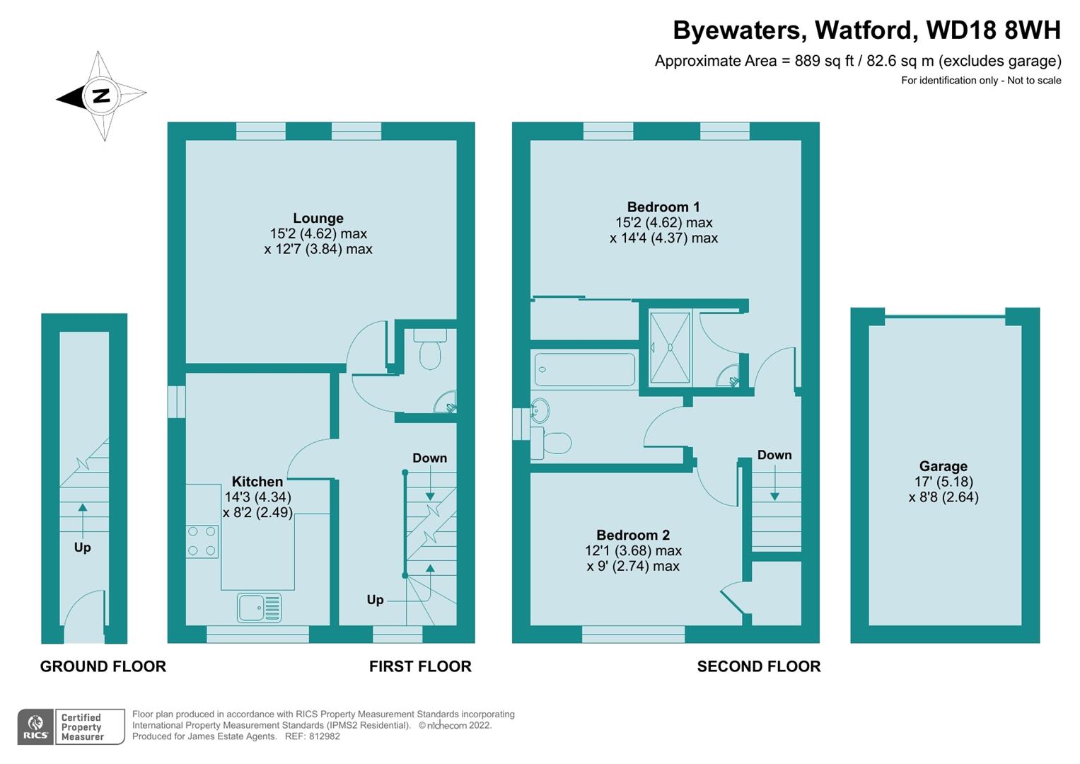Byewaters, Watford WD18, 2 bedroom flat for sale 60851411 PrimeLocation