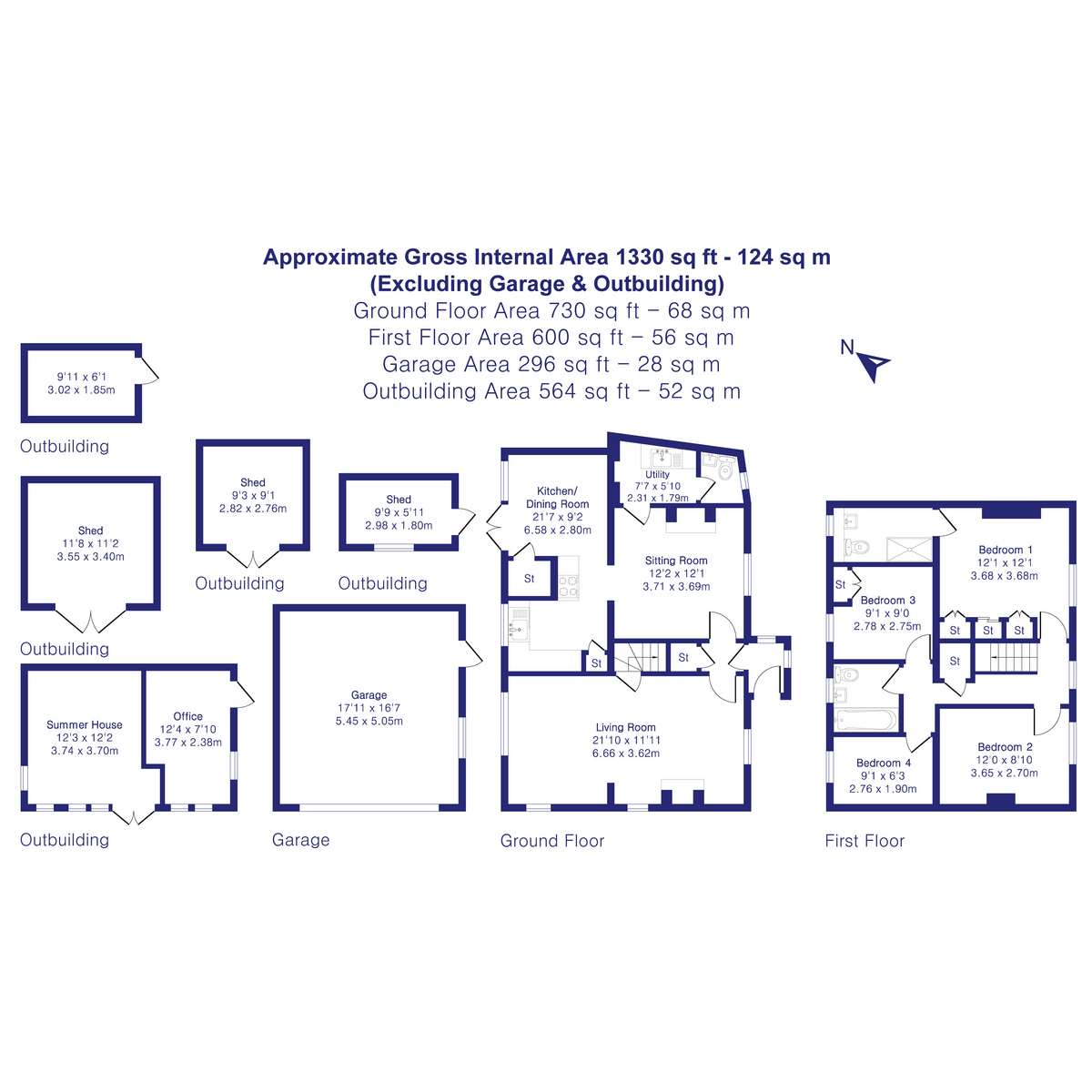Rose Cottage, Murcott, Kidlington floorplan