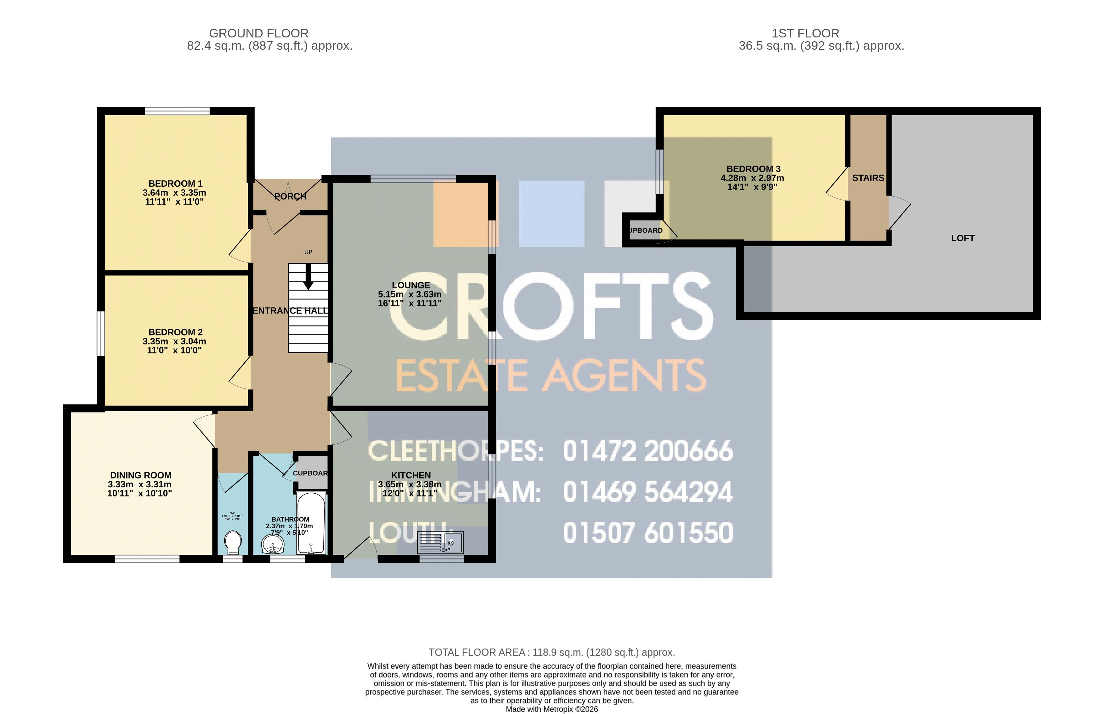 13, Plumtree Lane, North Thoresby floorplan