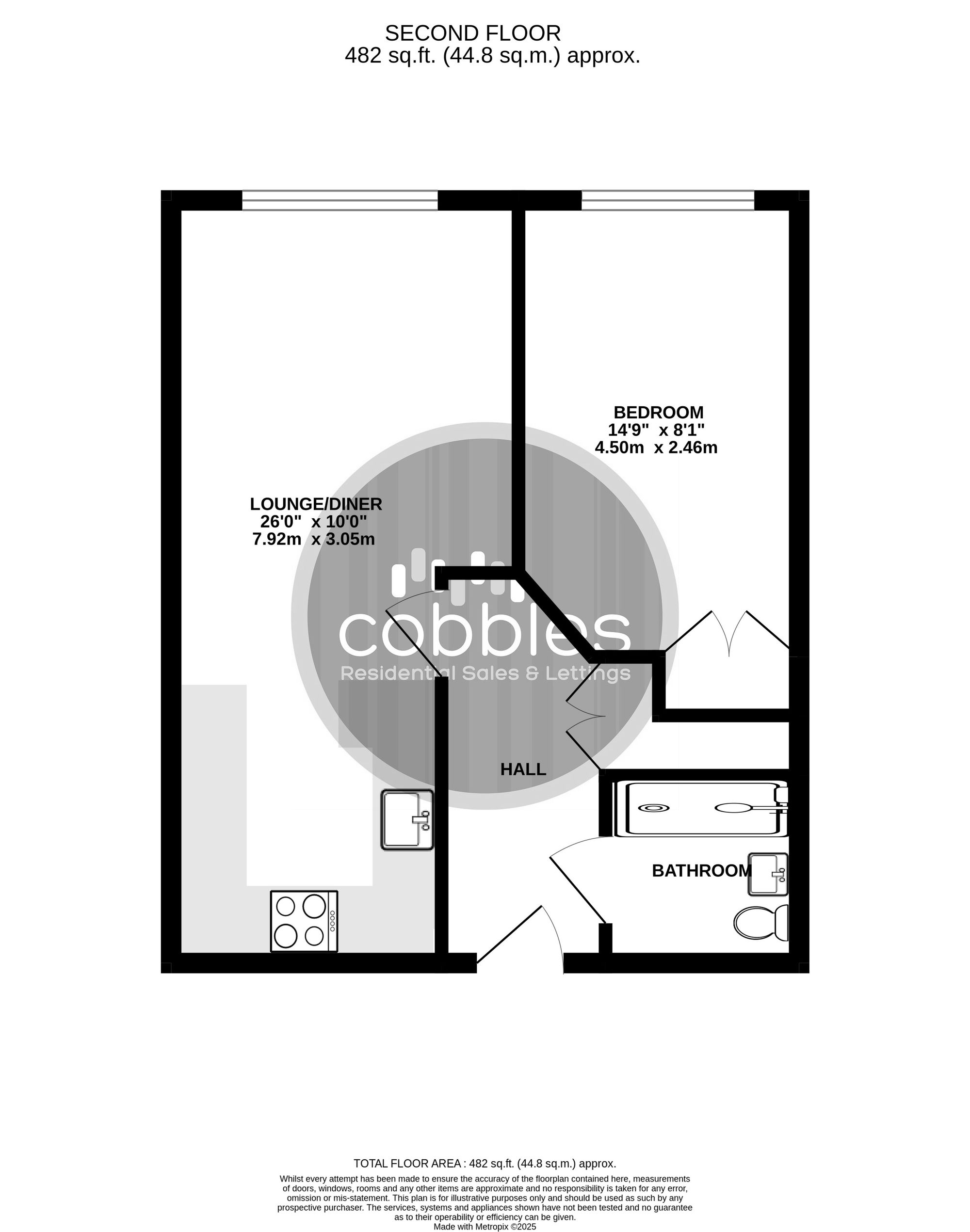 Flat 36, Mount Place The Mount, Guildford floorplan