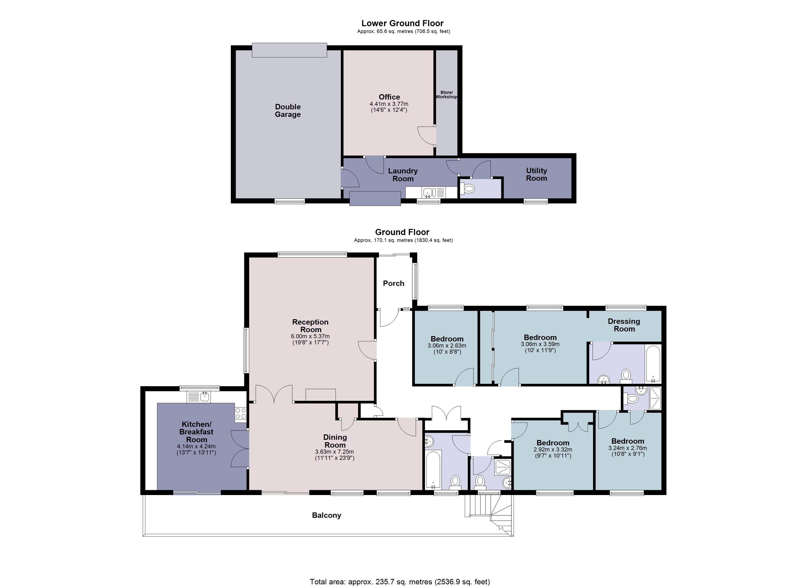 Shamal,, Southdown Road, Seaton floorplan