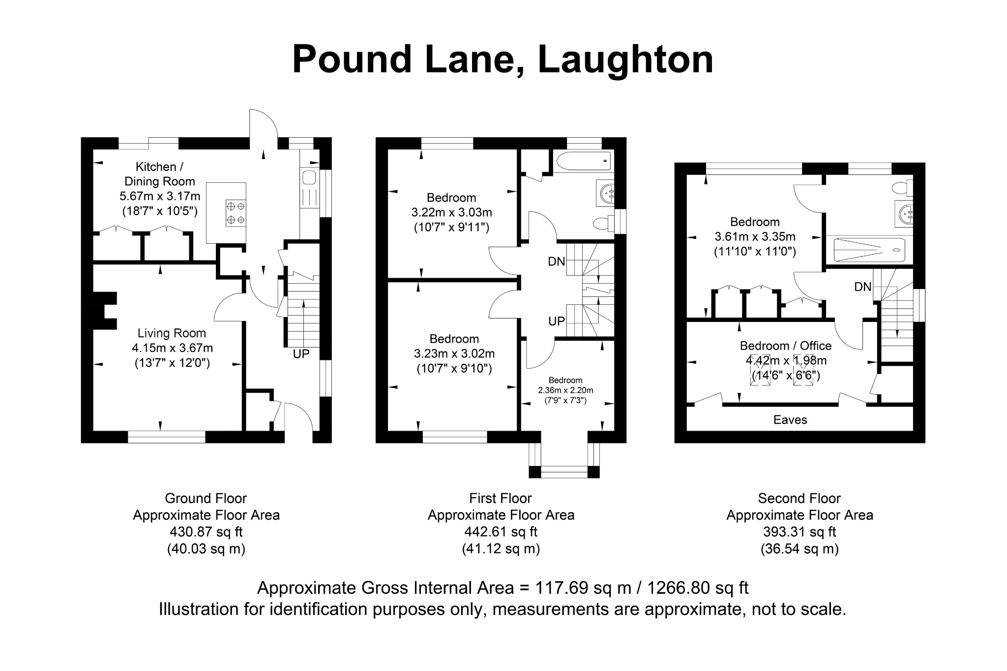 Five Tees, Pound Lane, Lewes floorplan