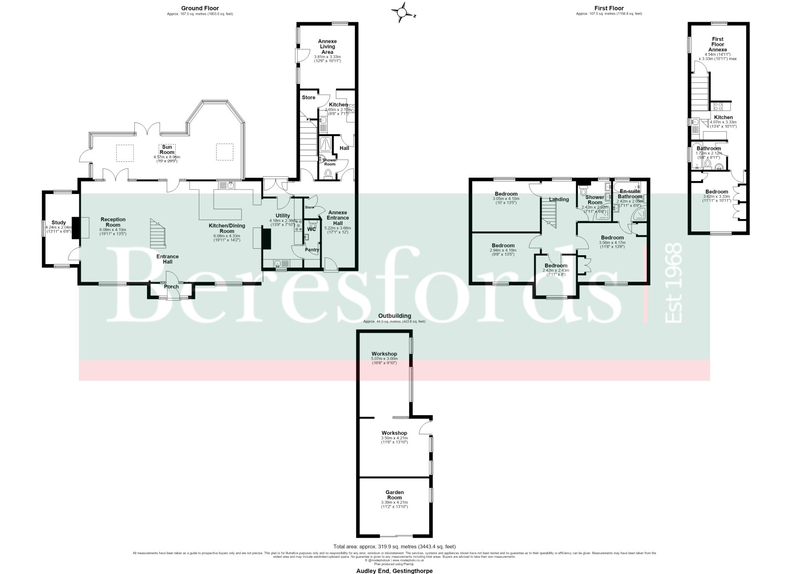 Audley Field House,, Audley End, Halstead floorplan