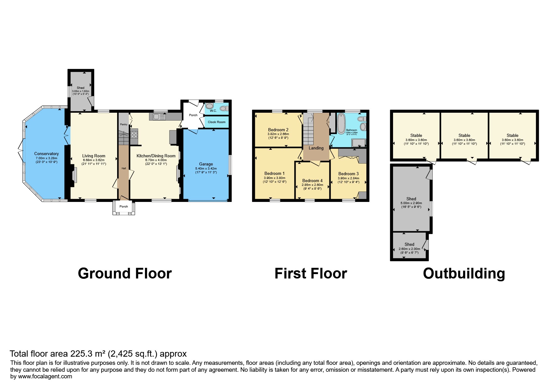 Bryn Rhos Cottage, Cilfrew, Neath floorplan