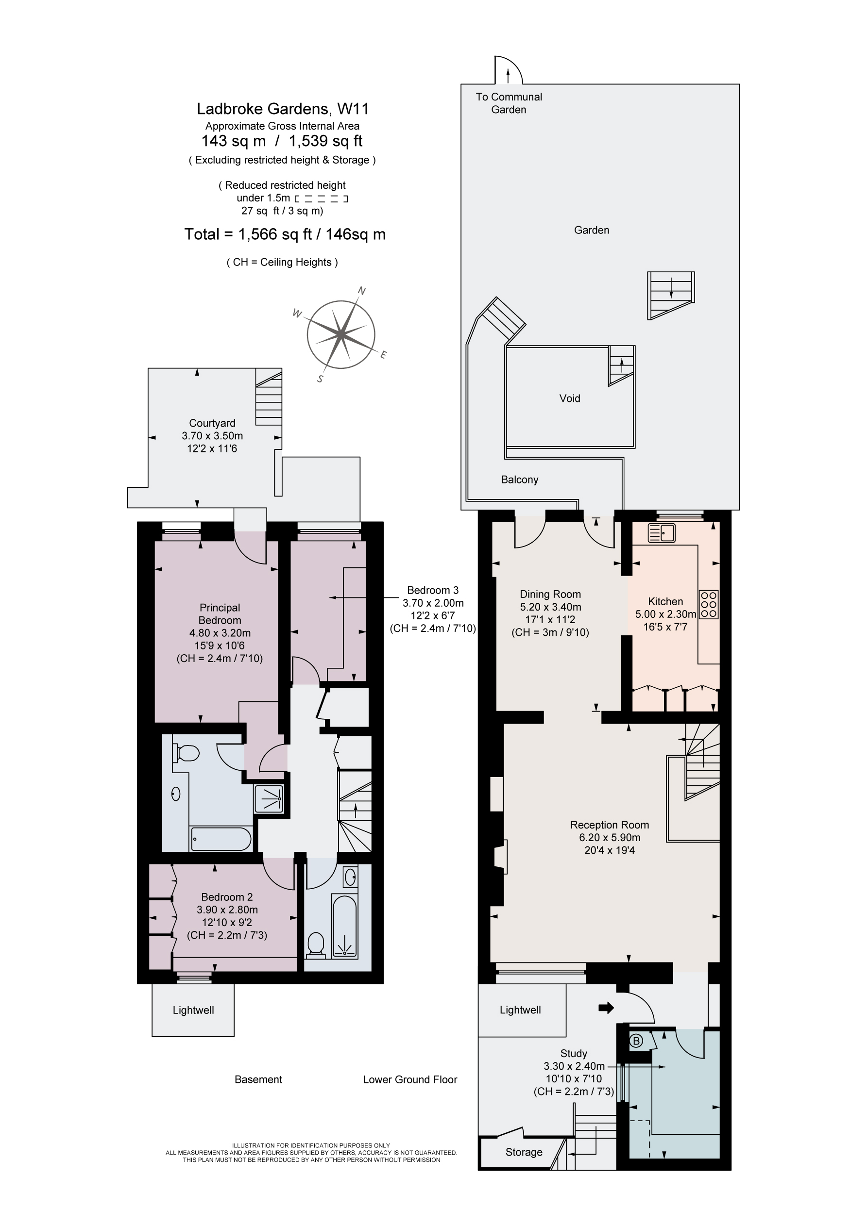 Ladbroke Gardens, London floorplan