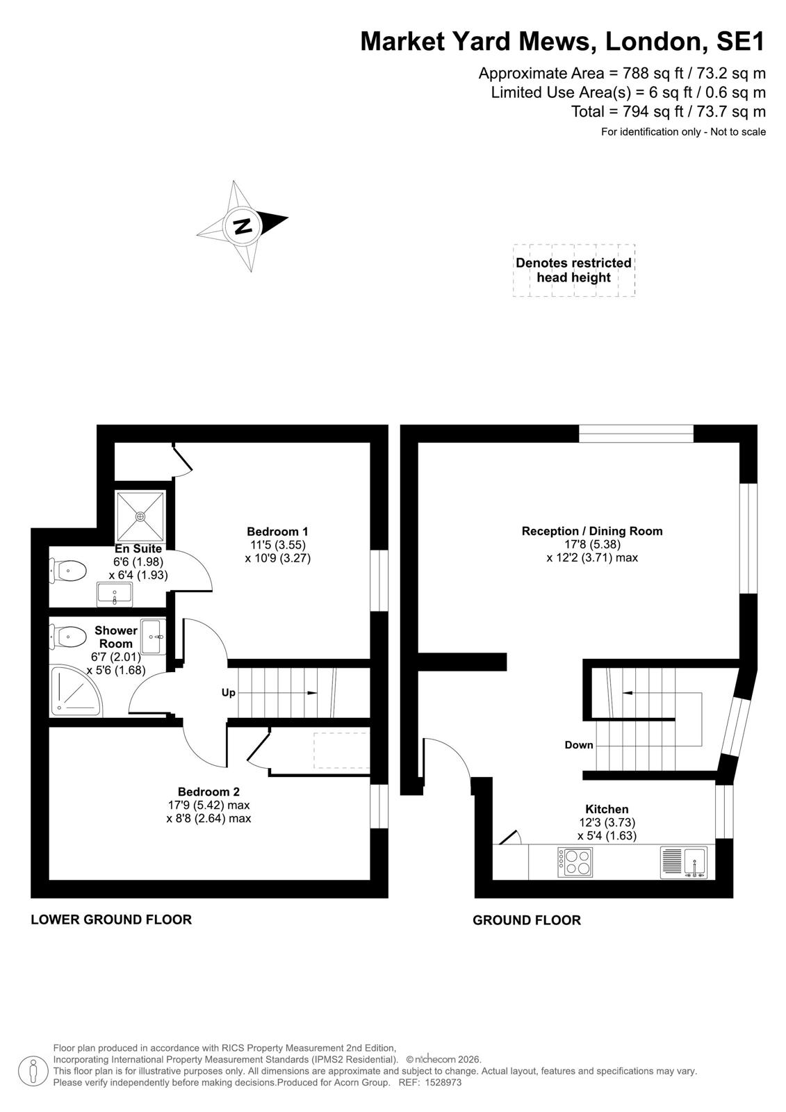 Market Yard Mews, London floorplan