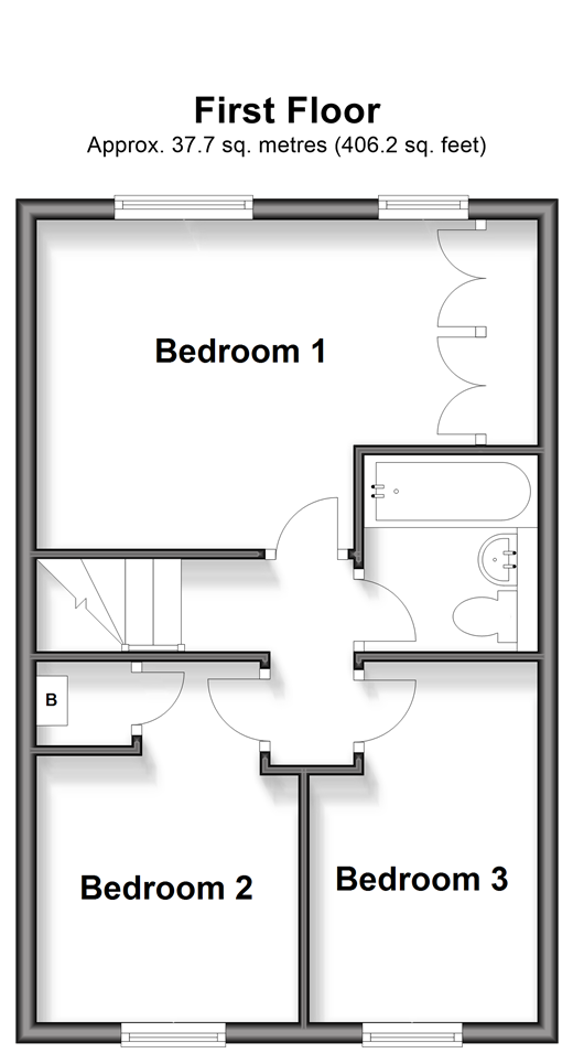 Guernsey Way Kennington, Ashford floorplan
