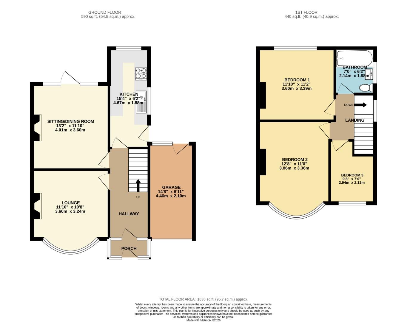 Kings Road, Firswood floorplan