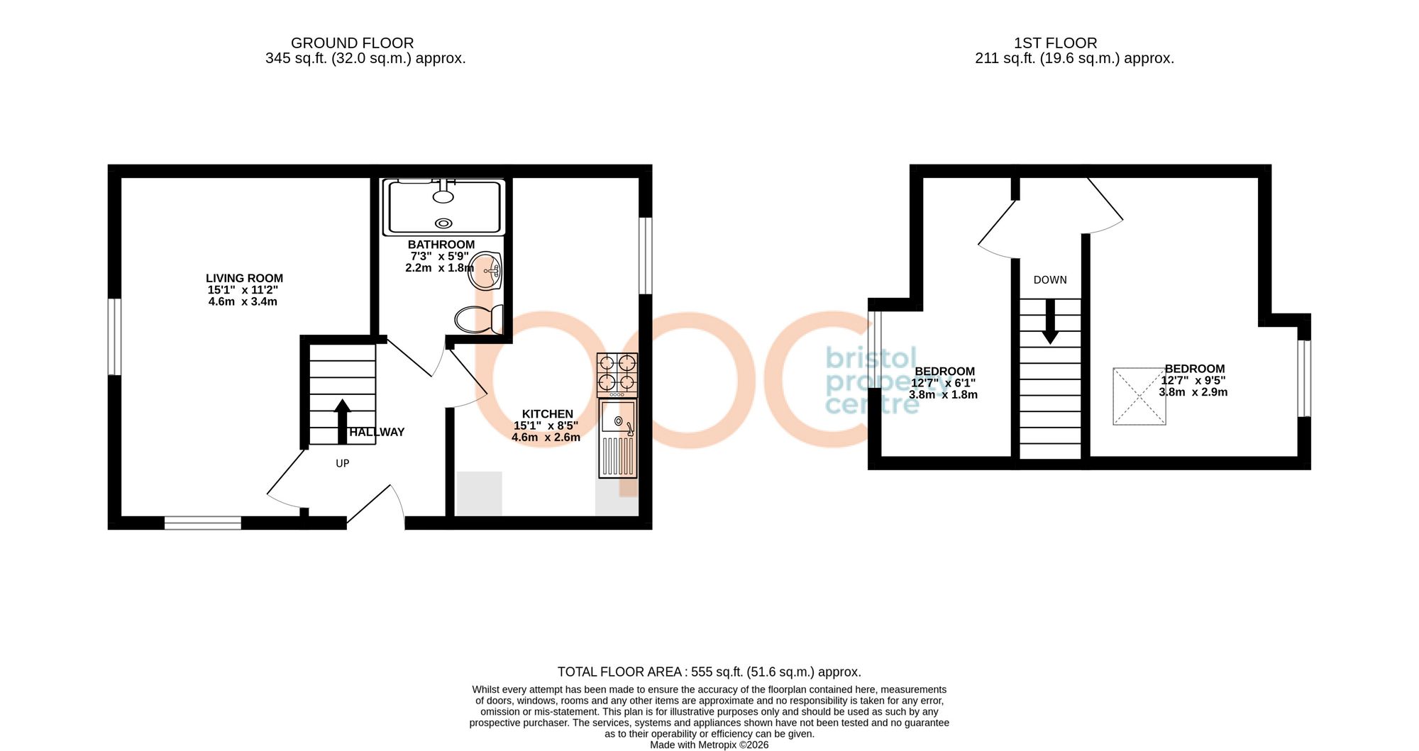 1b Anchor Road, Bristol floorplan