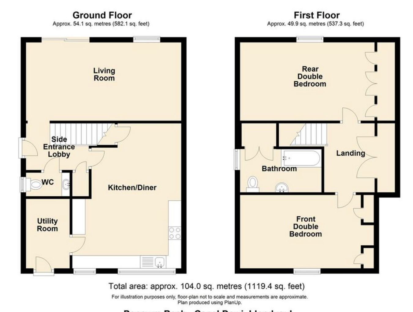 Pencwm, Capel Dewi, Llandysul floorplan