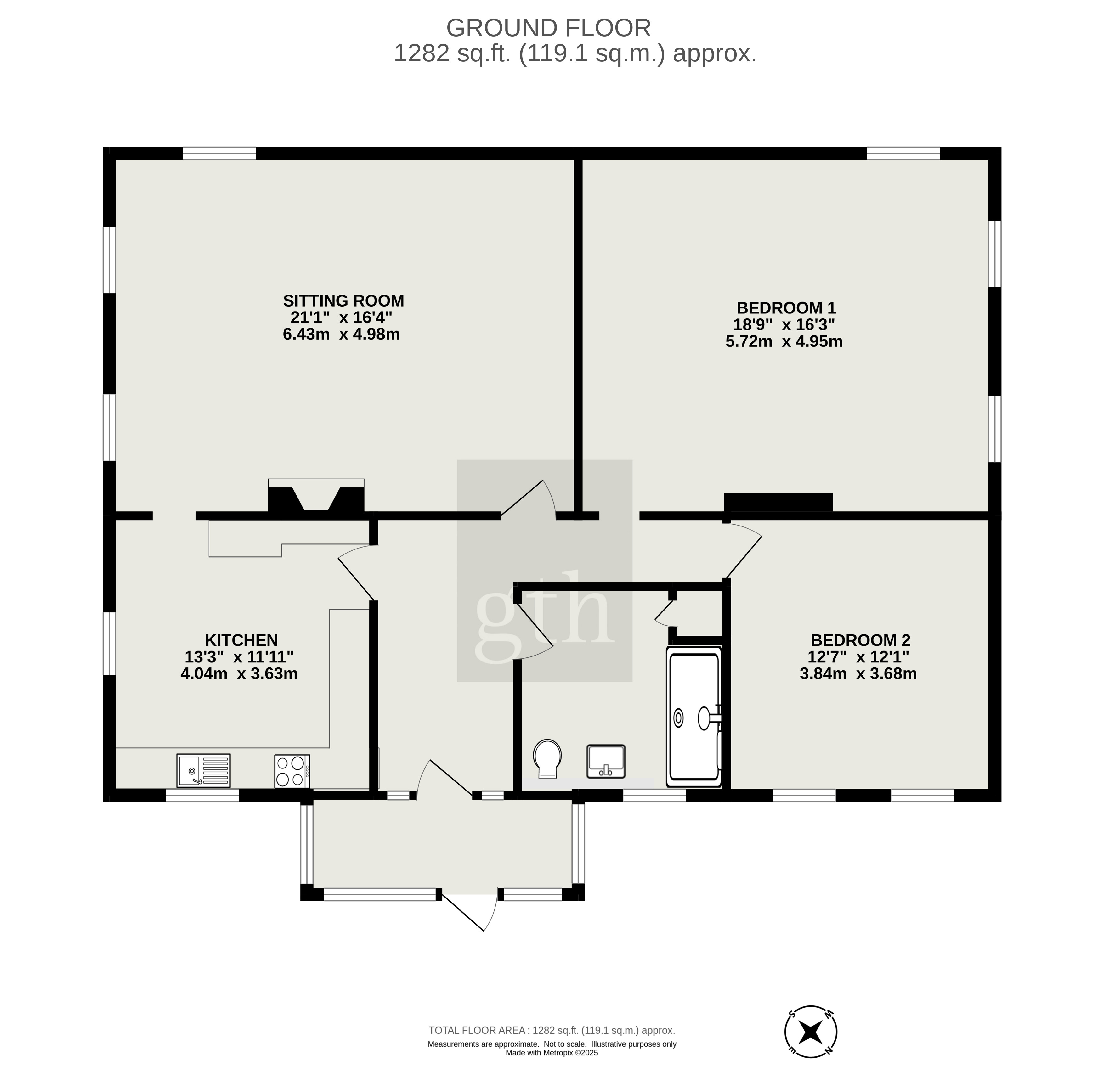 Flat 15, Stoke Water House,, Beaminster, Dorset floorplan