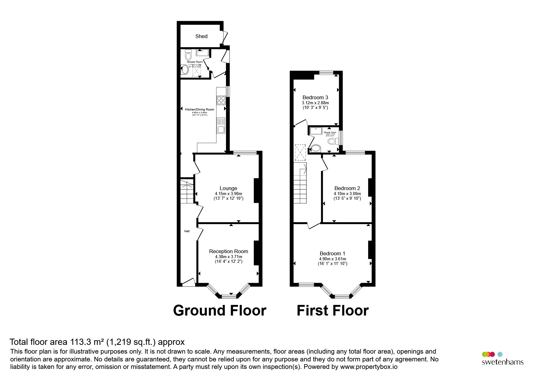 158, Tarvin Road, Chester floorplan