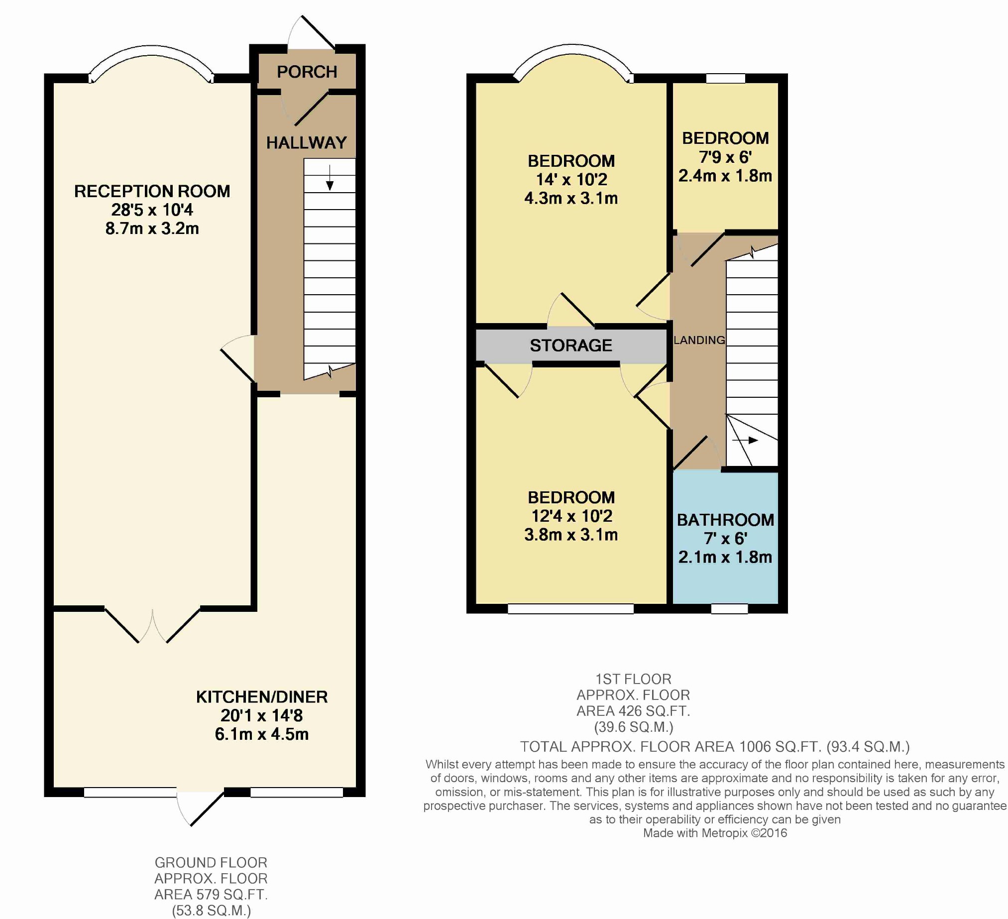 3 Bedrooms Terraced house for sale in Waltham Way, London E4