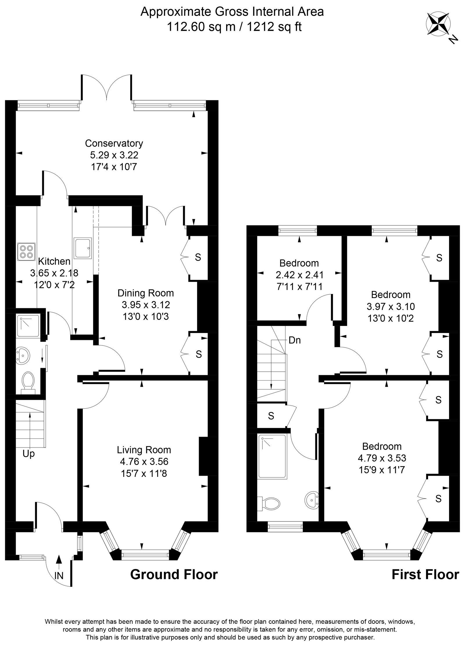 18, Park Road, Wembley floorplan