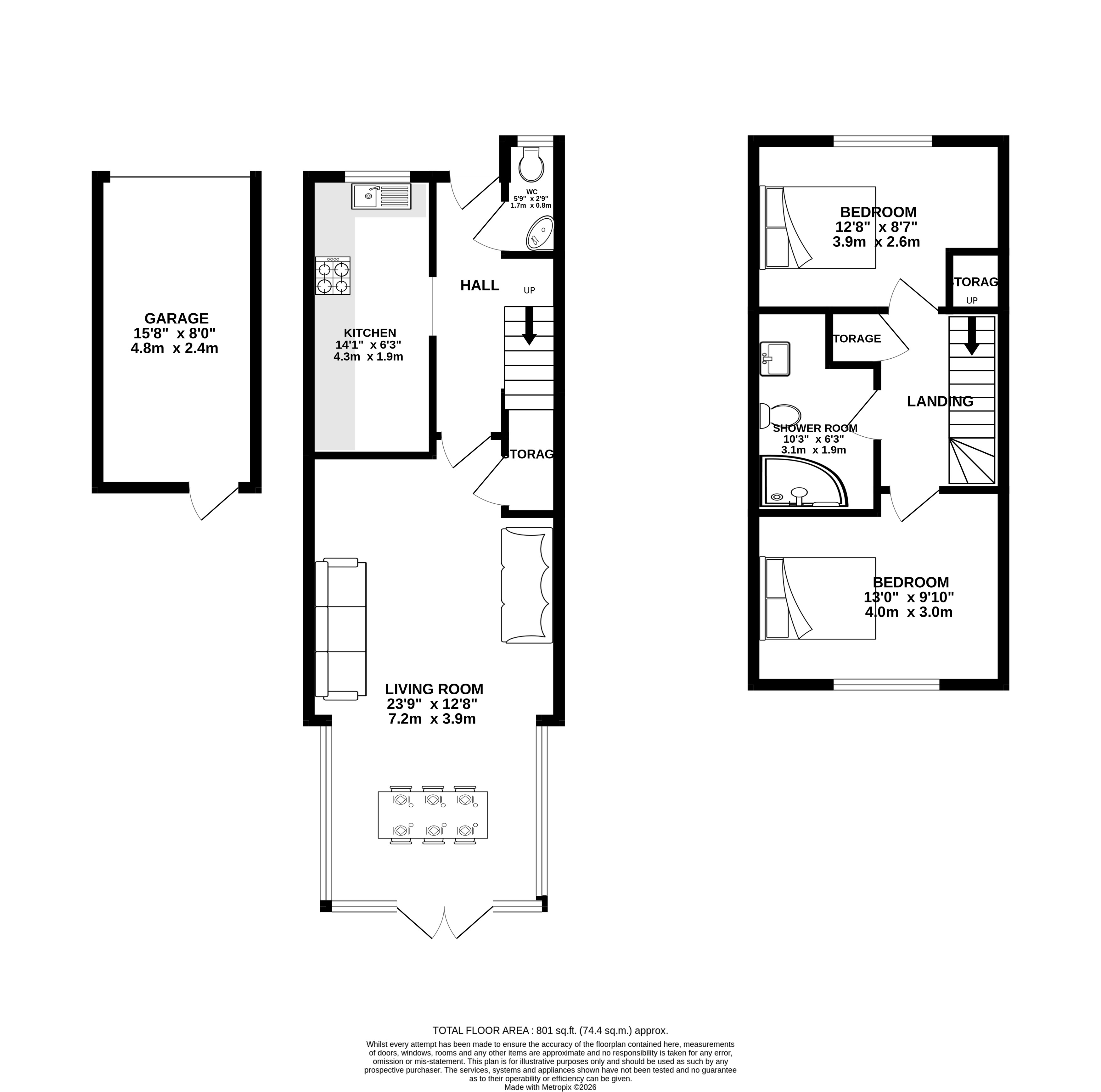 35, Warelands, Burgess Hill floorplan