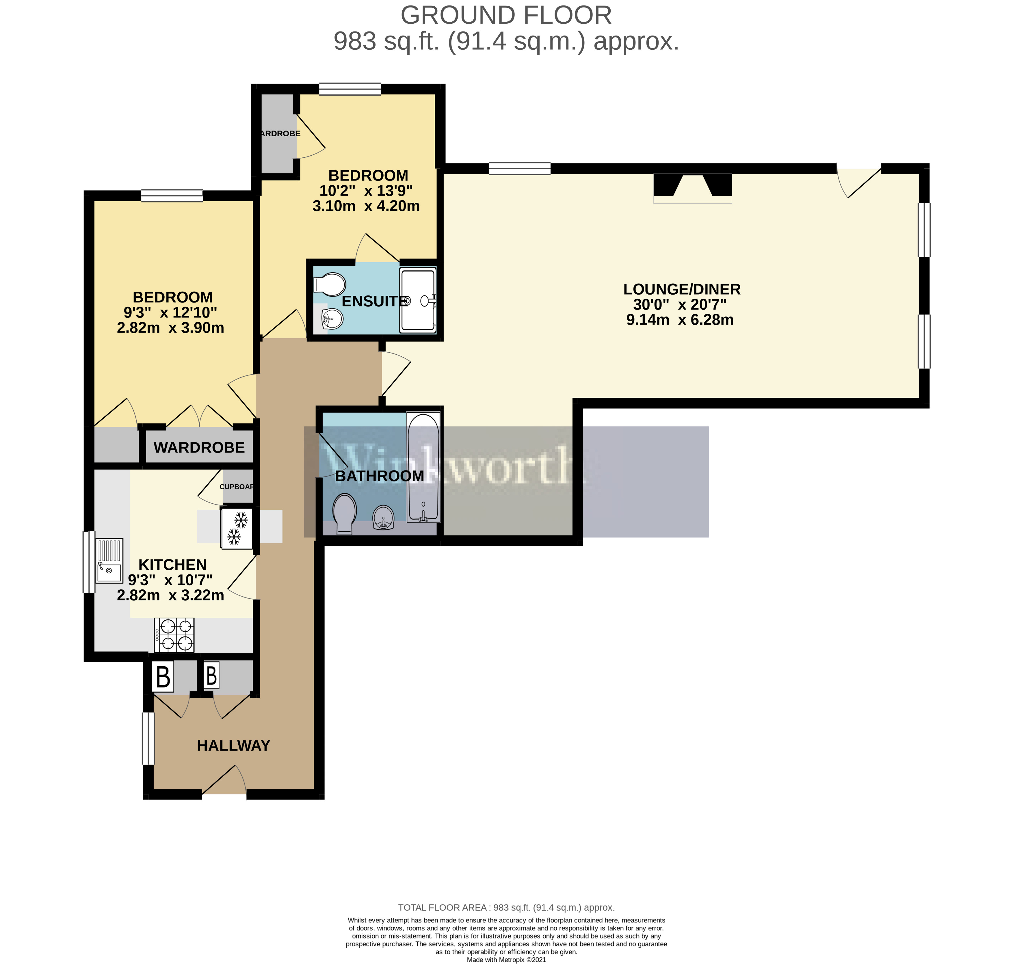 Treetops, The Mount, Caversham, Reading, Berkshire RG4, 2 bedroom flat