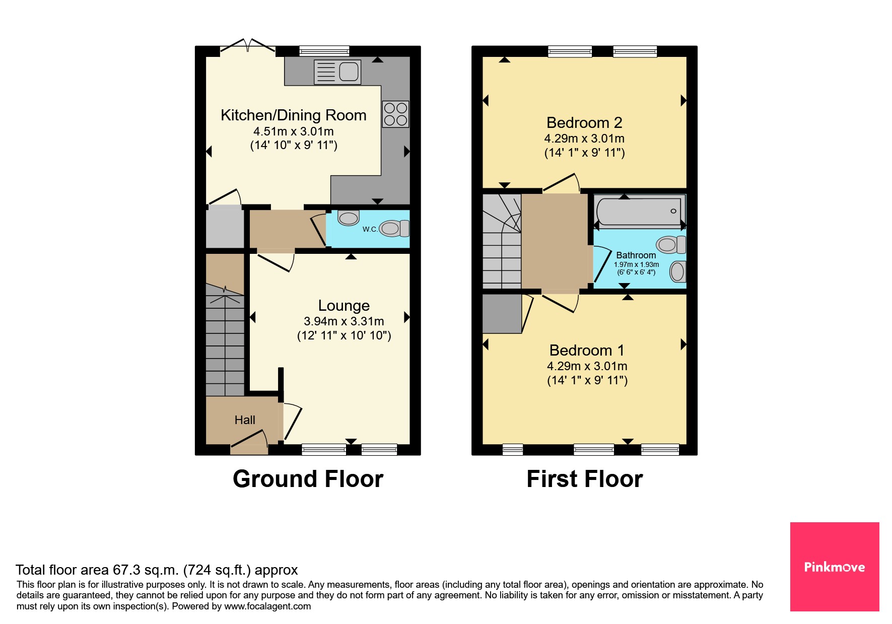 16, Cow Parsley Way, Newport floorplan
