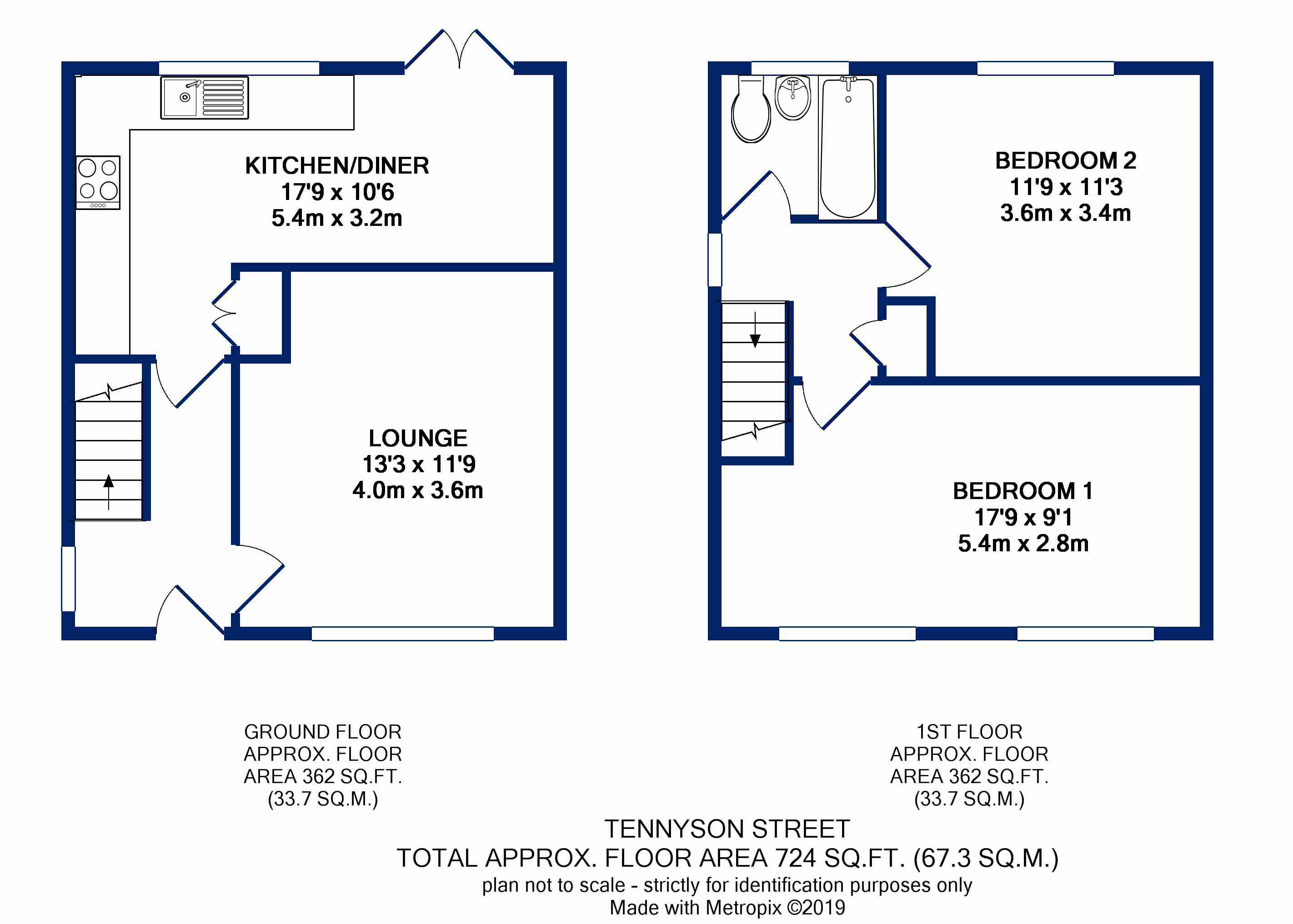 2 Bedrooms Semi-detached house for sale in Tennyson Street, Guiseley, Leeds, West Yorkshire LS20