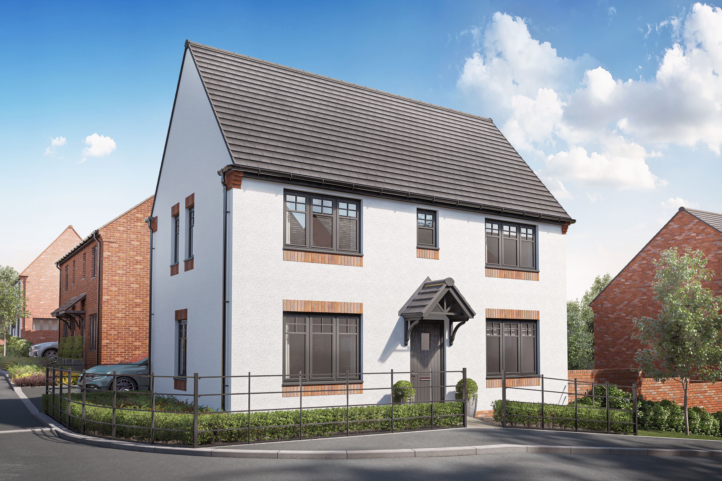 Property 1 of 10. Exterior CGI View Of Our 3 Bed Ennerdale Home