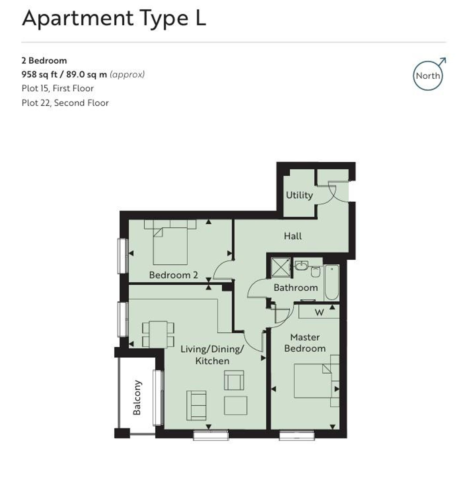 Flat 15, Lindfield Place, Worthing floorplan
