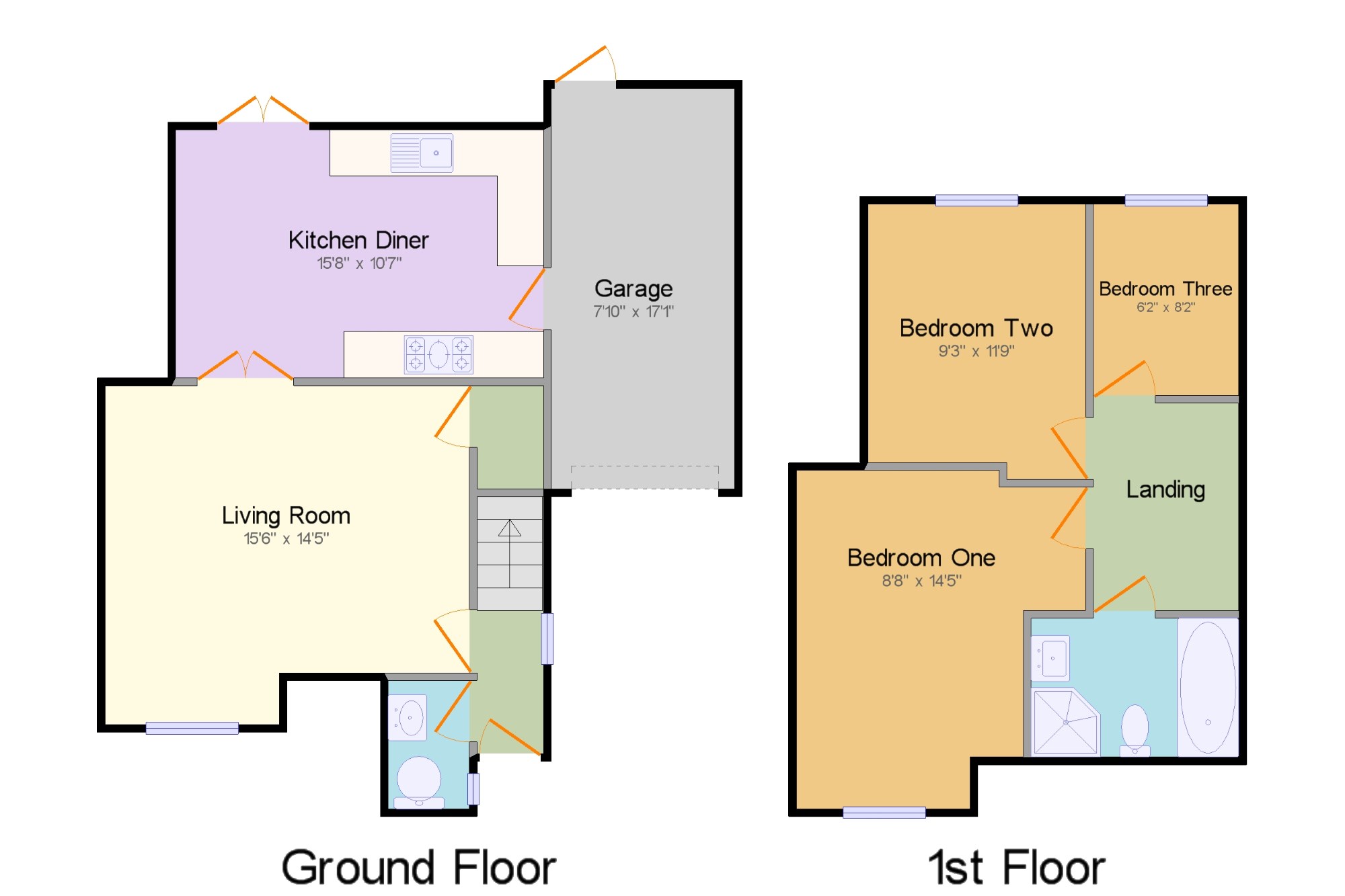 3 Bedrooms Semi-detached house for sale in Partridge Piece, Sandy, Bedfordshire SG19