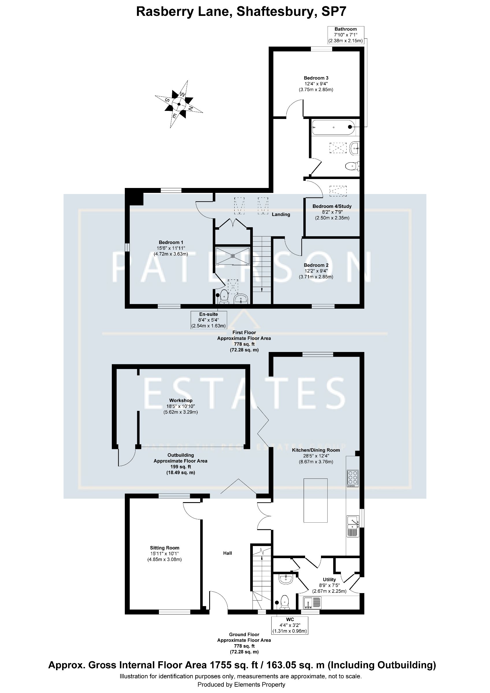 Alcester Cottage, Shaftesbury floorplan