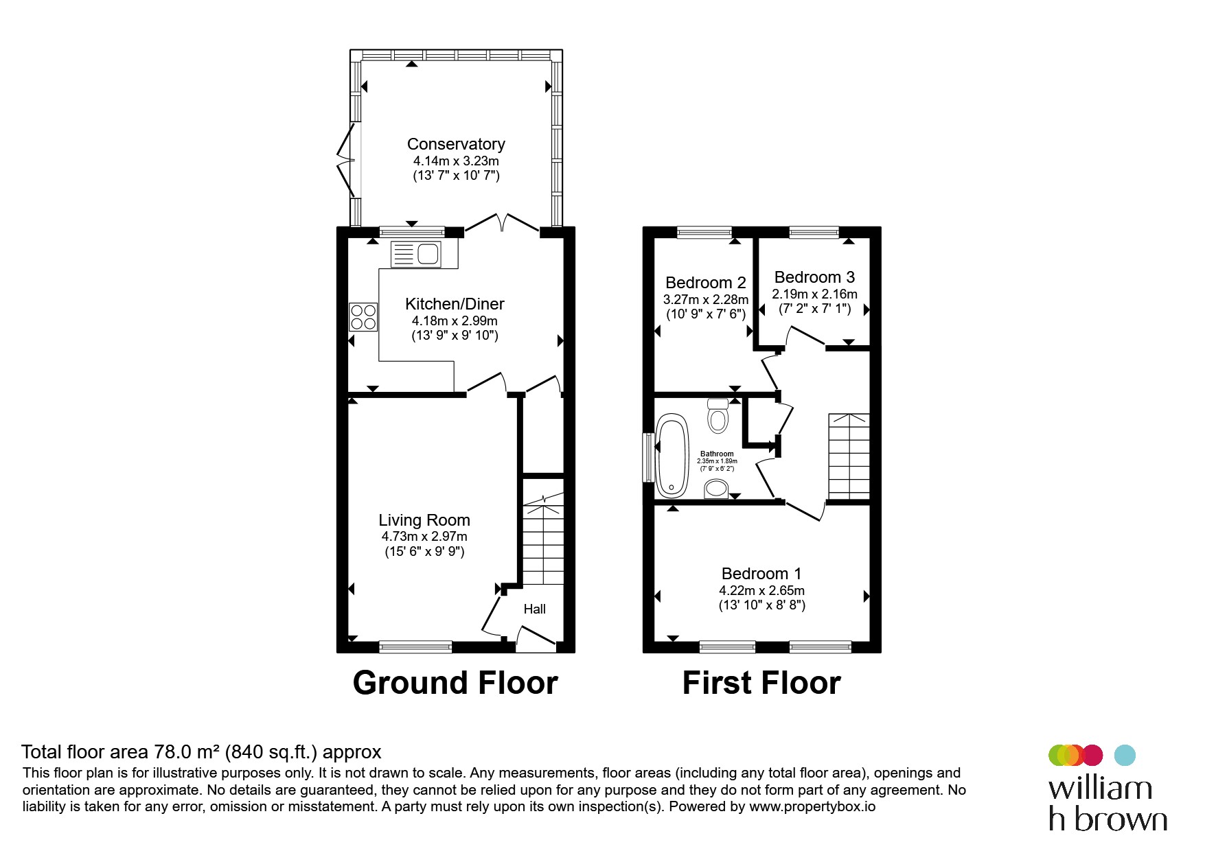 28, Westerley Lane, Huddersfield floorplan