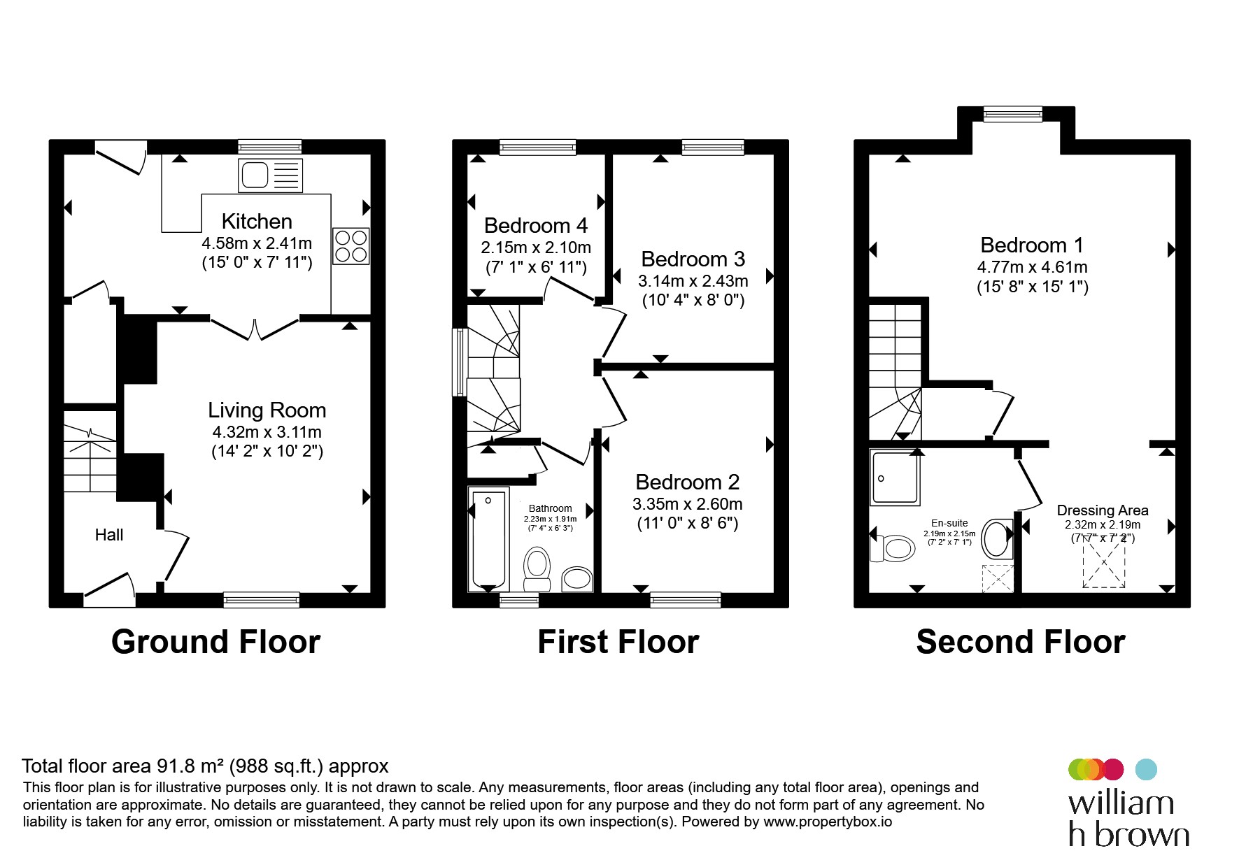 23, Kings Court, Barnsley floorplan