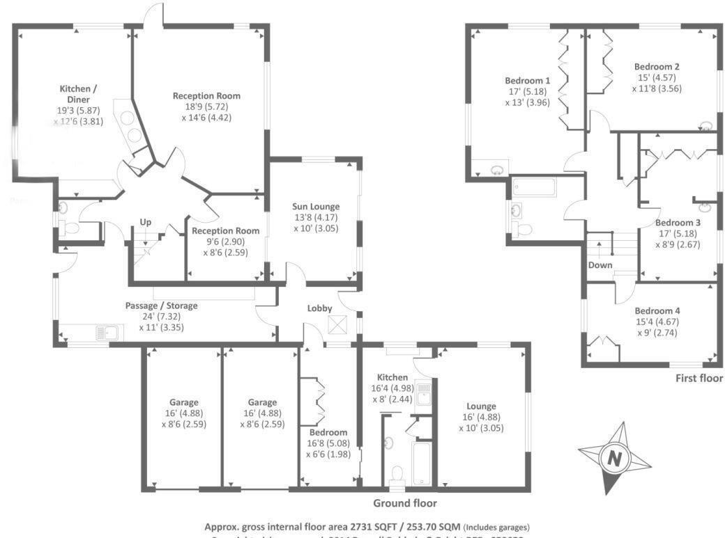 Cedar Folly, Grafton Lane, Hereford floorplan