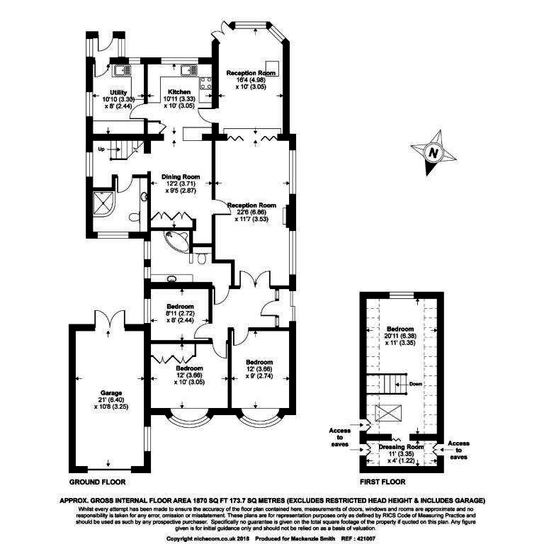 4 Bedrooms Detached bungalow for sale in Hazel Road, Aldershot GU12