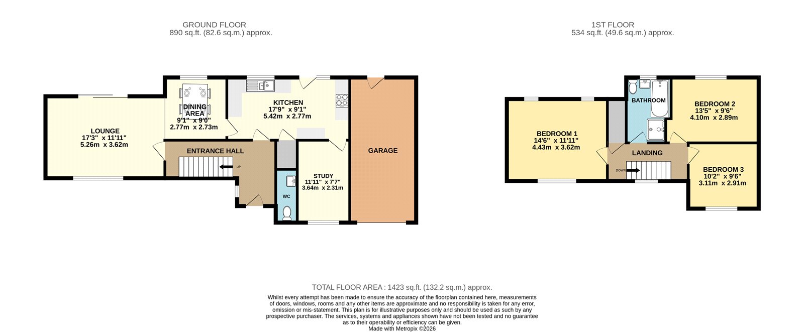 22, Westlands Avenue, N E Lincs floorplan