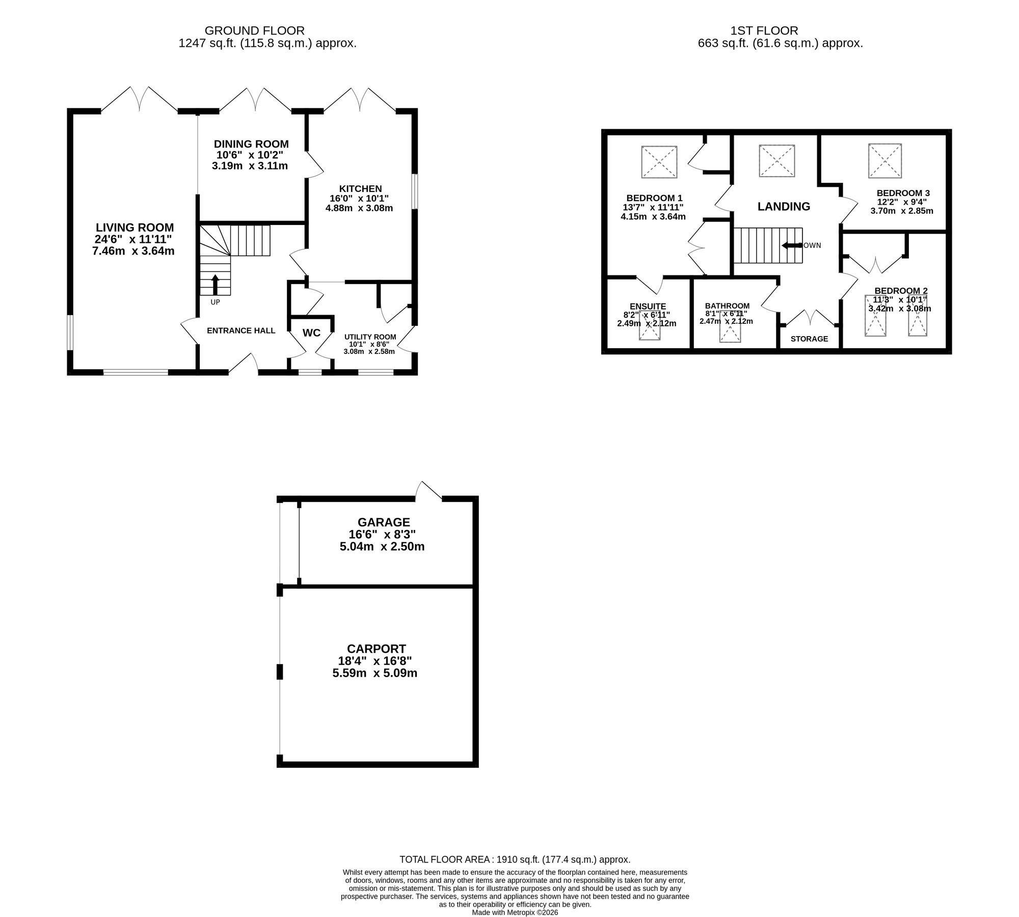 The Byre Crofters Meadow, Market Drayton floorplan