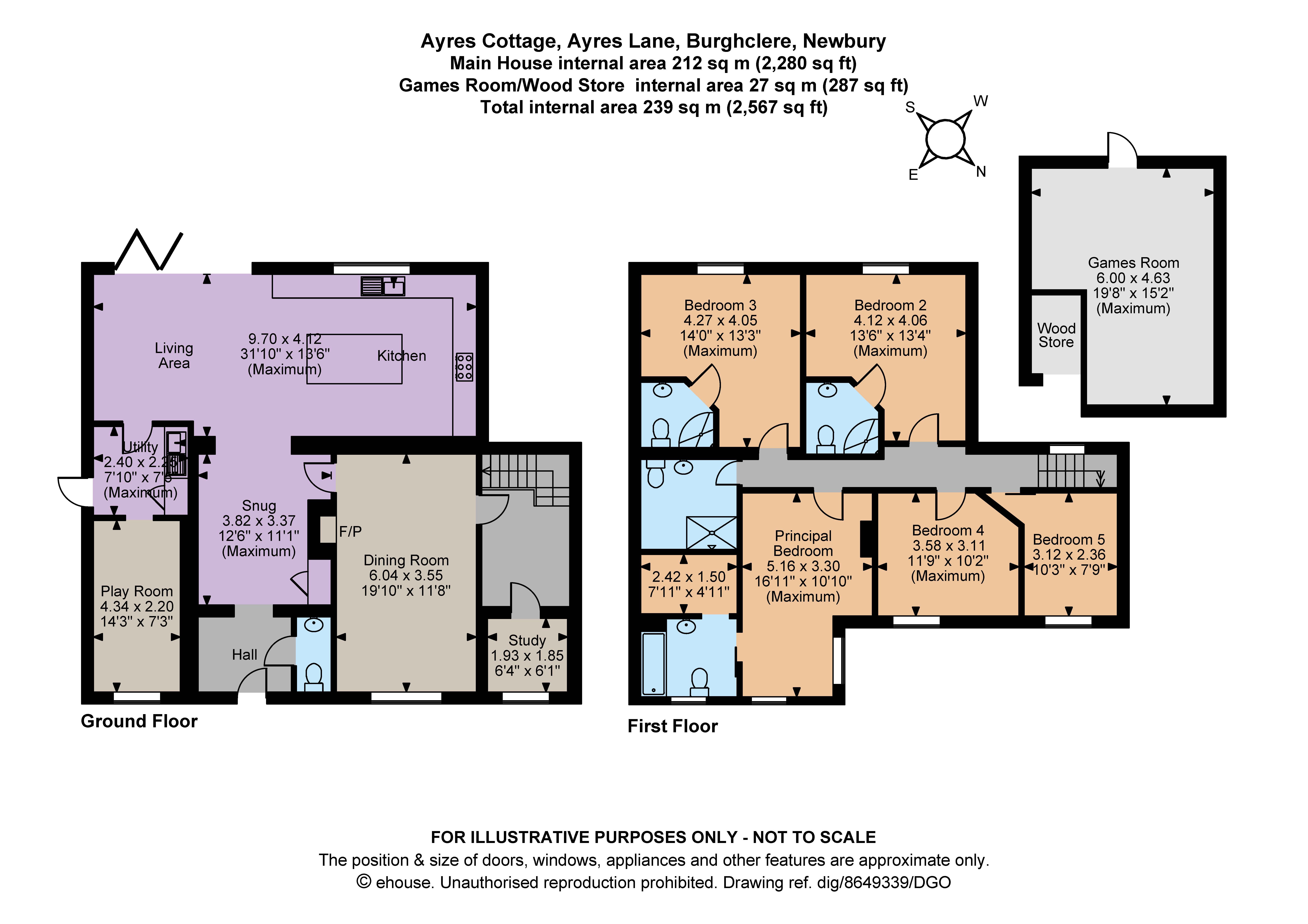 Ayres Cottage,, Ayres Lane, Newbury floorplan