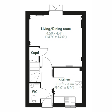 3 Bedrooms Semi-detached house for sale in 