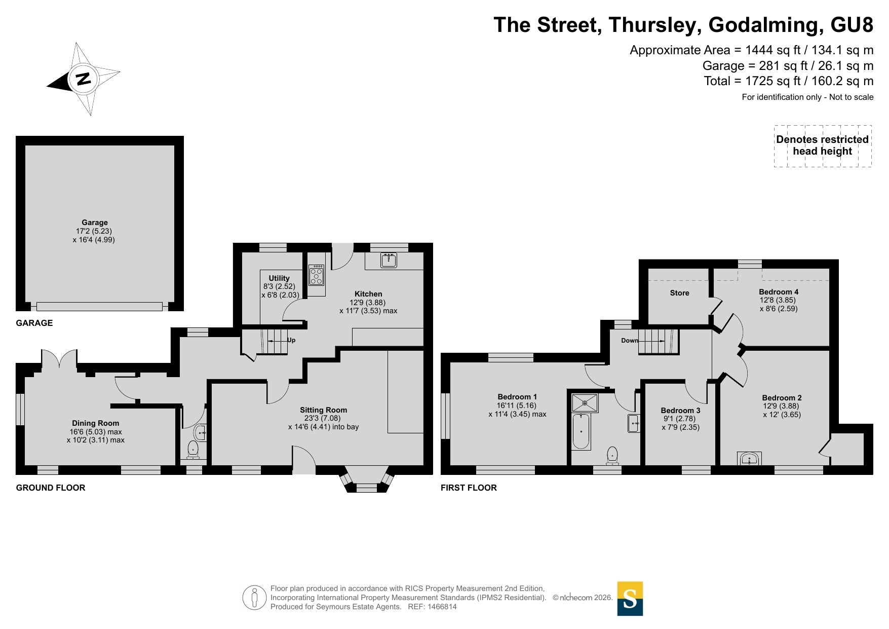 1 The Hatch,, The Street, Thursley floorplan