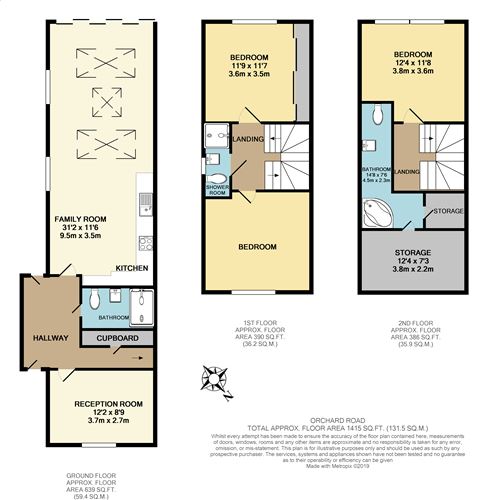 4 Bedrooms Terraced house to rent in Orchard Road, Brentford TW8