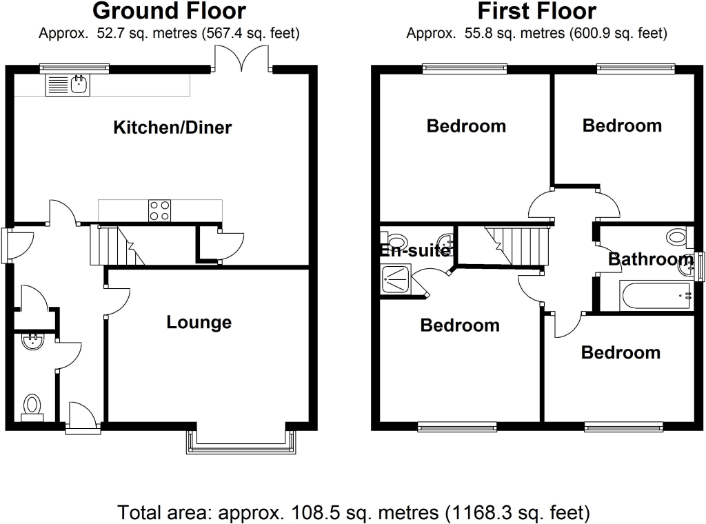 1, Butterworth Close, Birmingham floorplan
