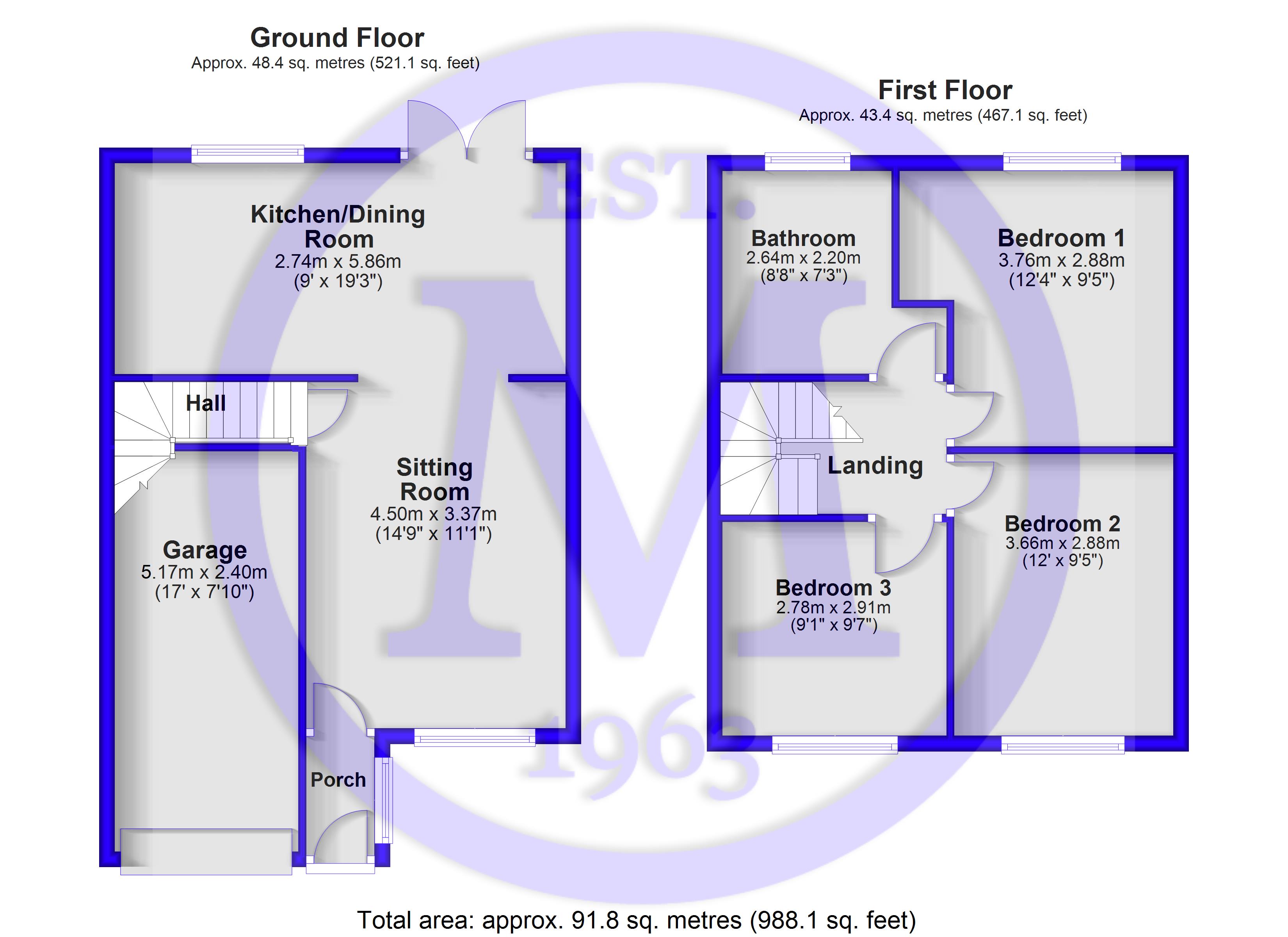 29, Larch Close, Lymington floorplan