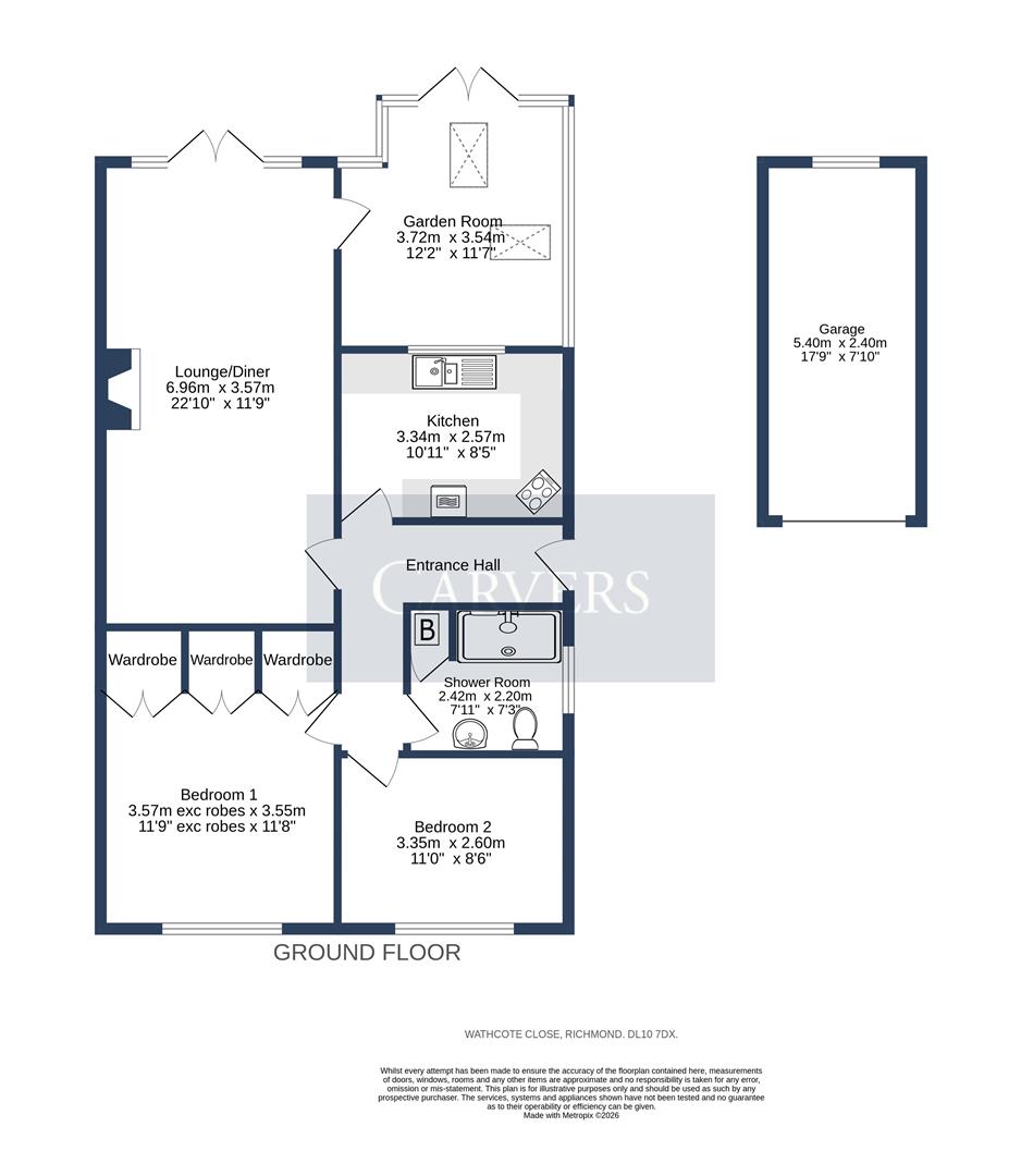 2, Wathcote Close, Richmond floorplan